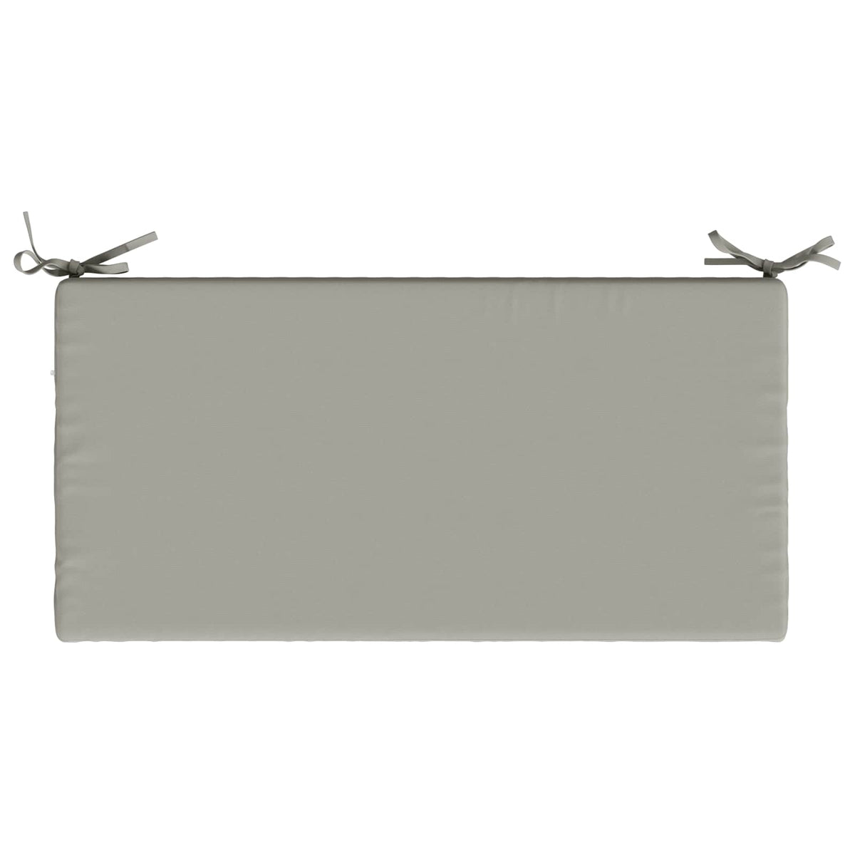 2-Piece Bench Cushions SOEST 2 pcs 100% Polyester Grey
