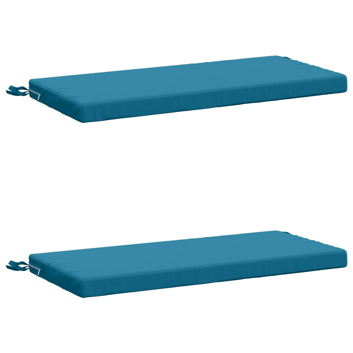 Bench Cushions SOEST 2 pcs 100% Polyester Light Blue