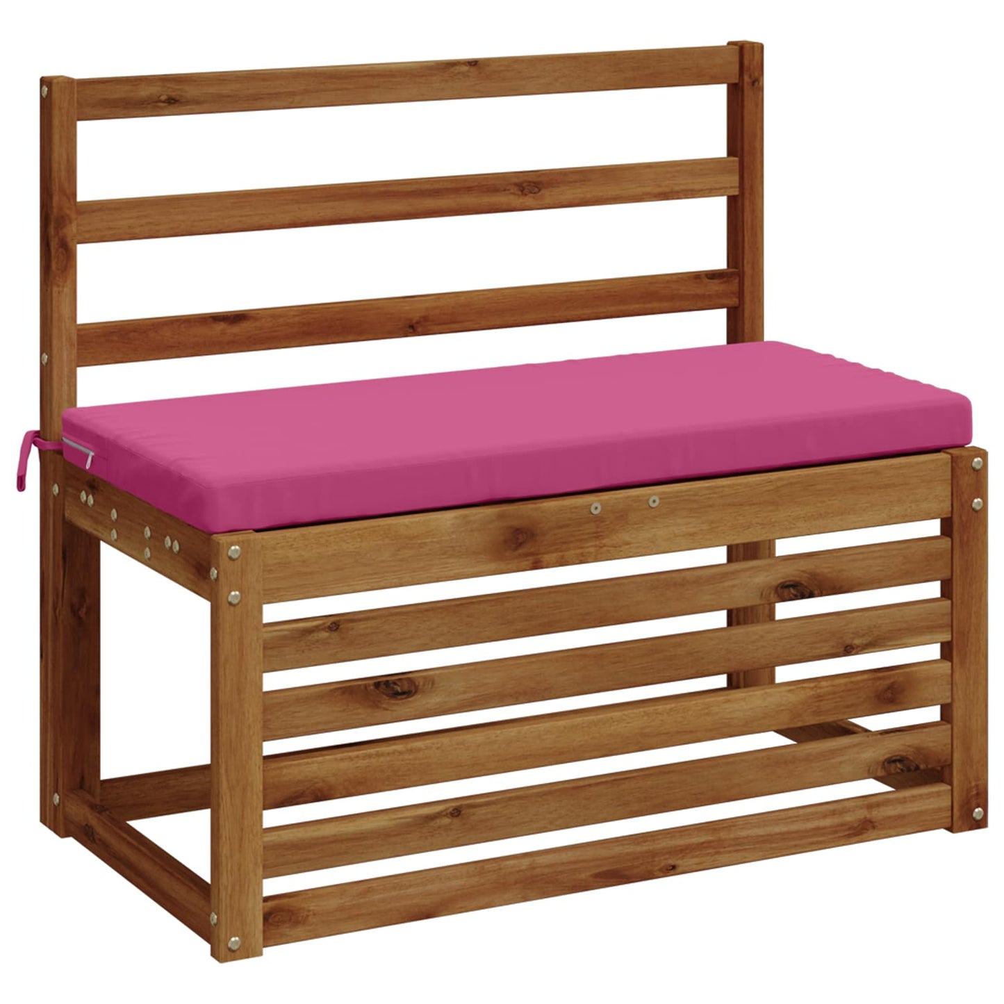 Bench Cushion SOEST 100% Polyester Pink 60 x 40 x 5 cm