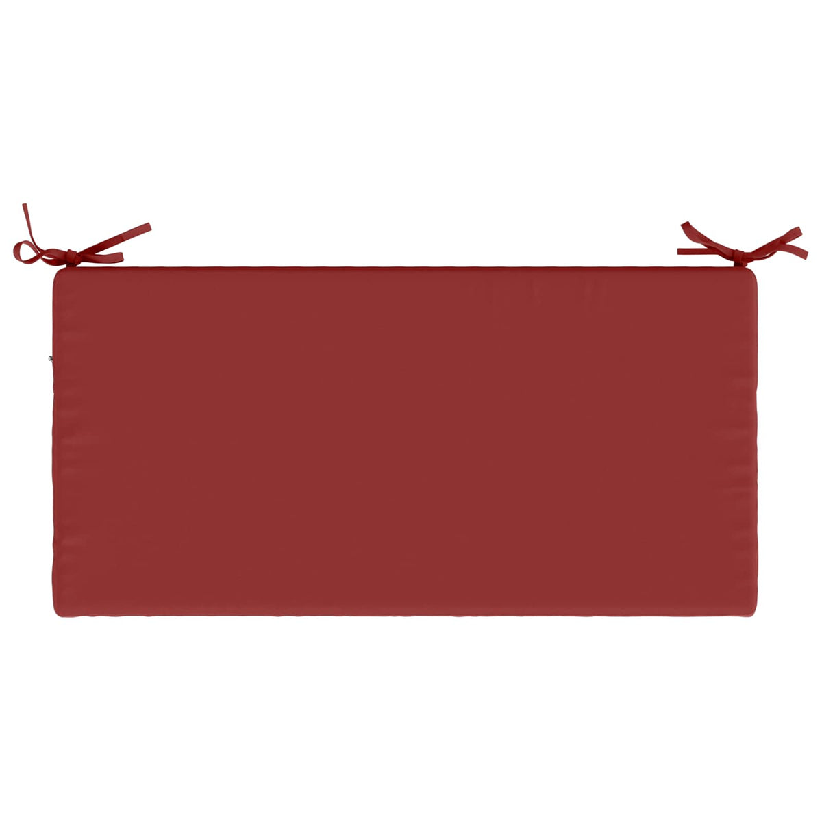 2-Piece Bench Cushions SOEST 2 pcs 100% Polyester Wine Red