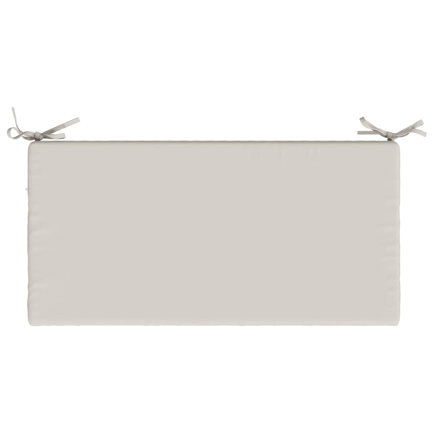 Bench Cushion SOEST 100% Polyester White 80 x 40 x 5 cm