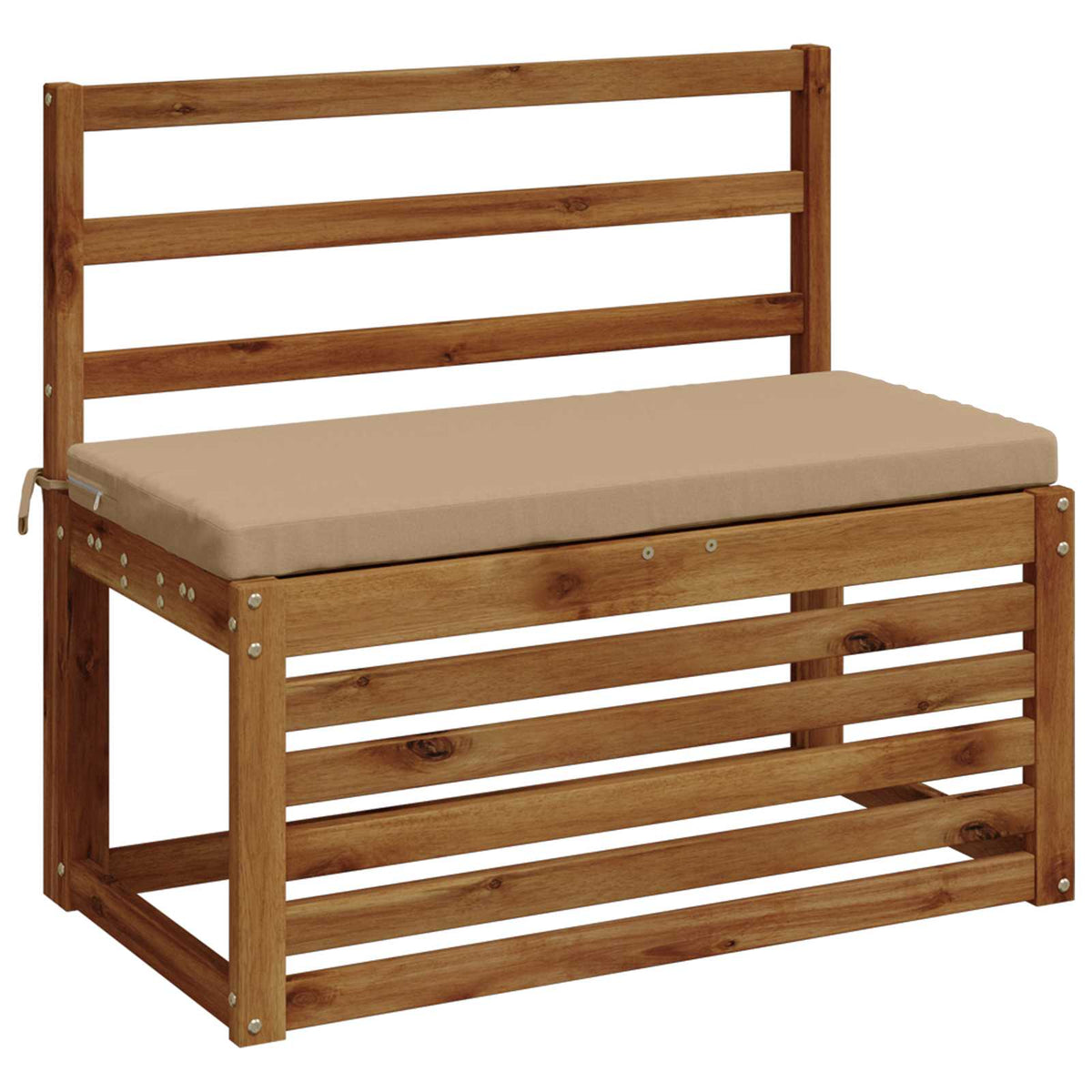 Bench Cushion SOEST 100% Polyester Sand 80 x 40 x 5 cm