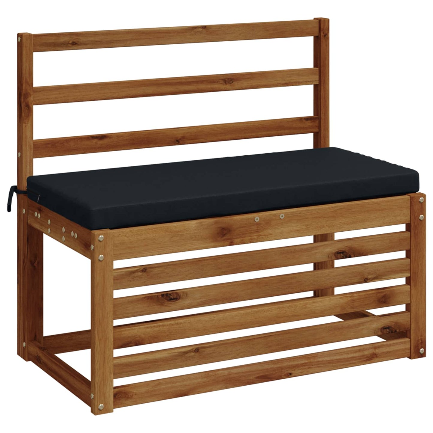 Bench Cushion SOEST 100% Polyester Dark Blue 80 x 40 x 5 cm