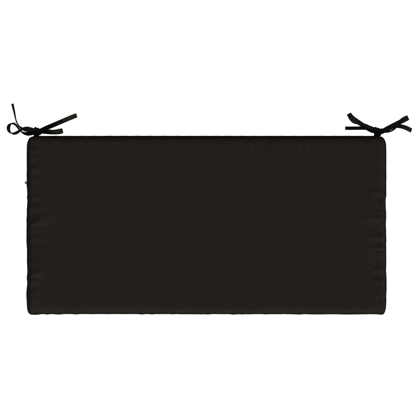 Bench Cushion SOEST 100% Polyester Black 80 x 40 x 5 cm
