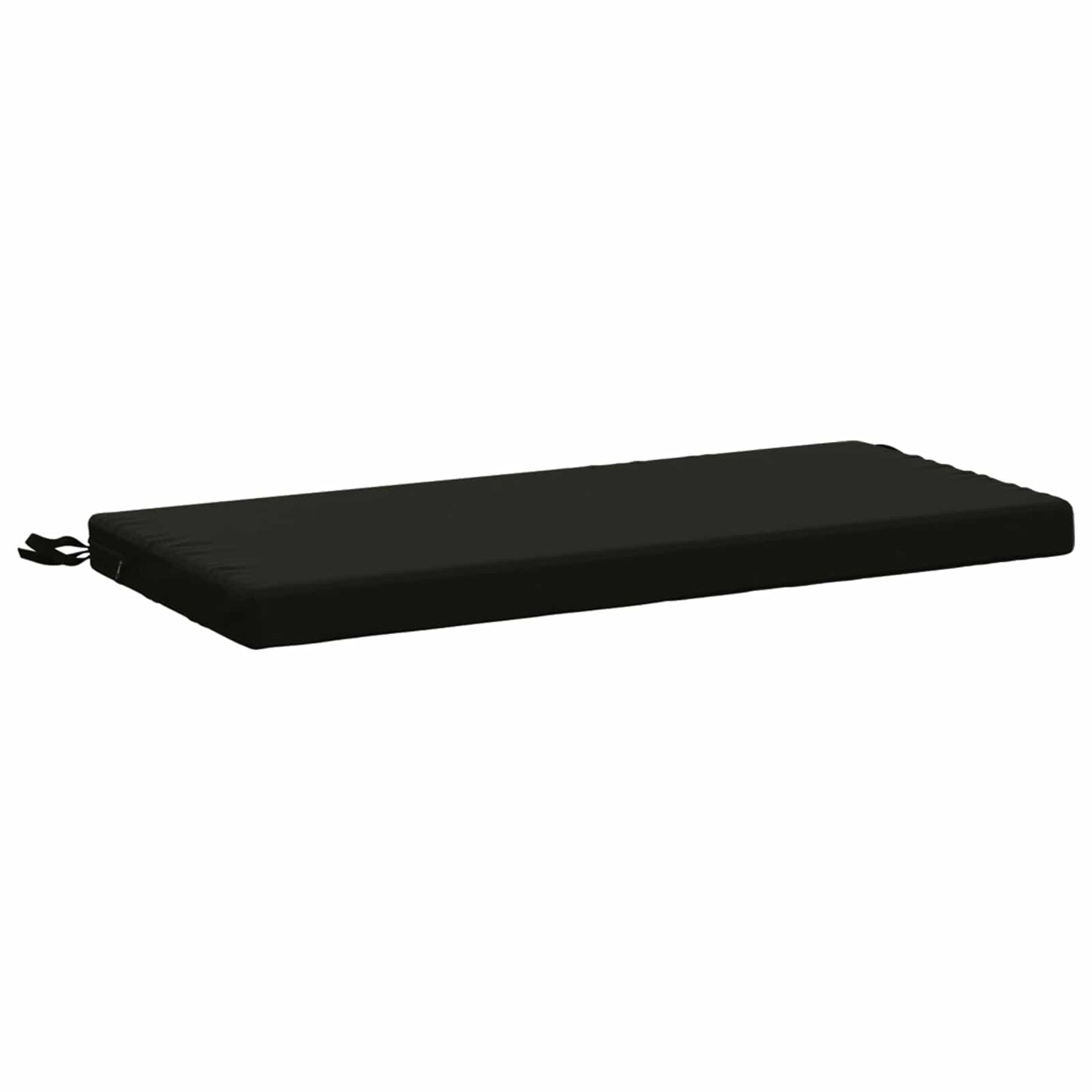 Bench Cushion SOEST 100% Polyester Black 80 x 40 x 5 cm