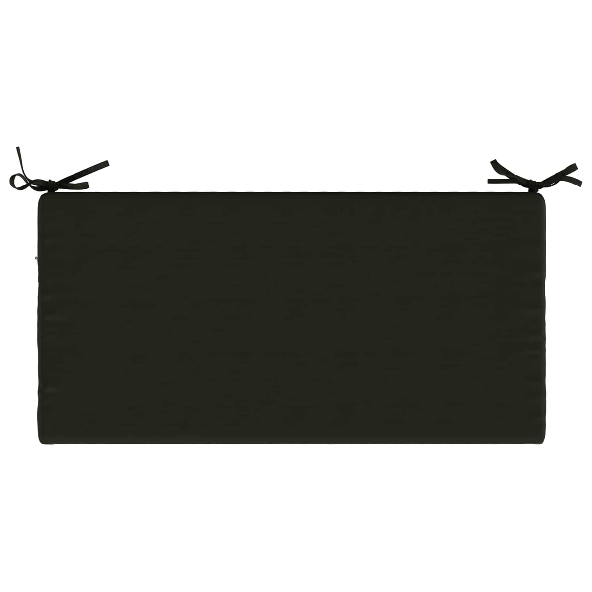 Bench Cushion SOEST 100% Polyester Black 80 x 40 x 5 cm