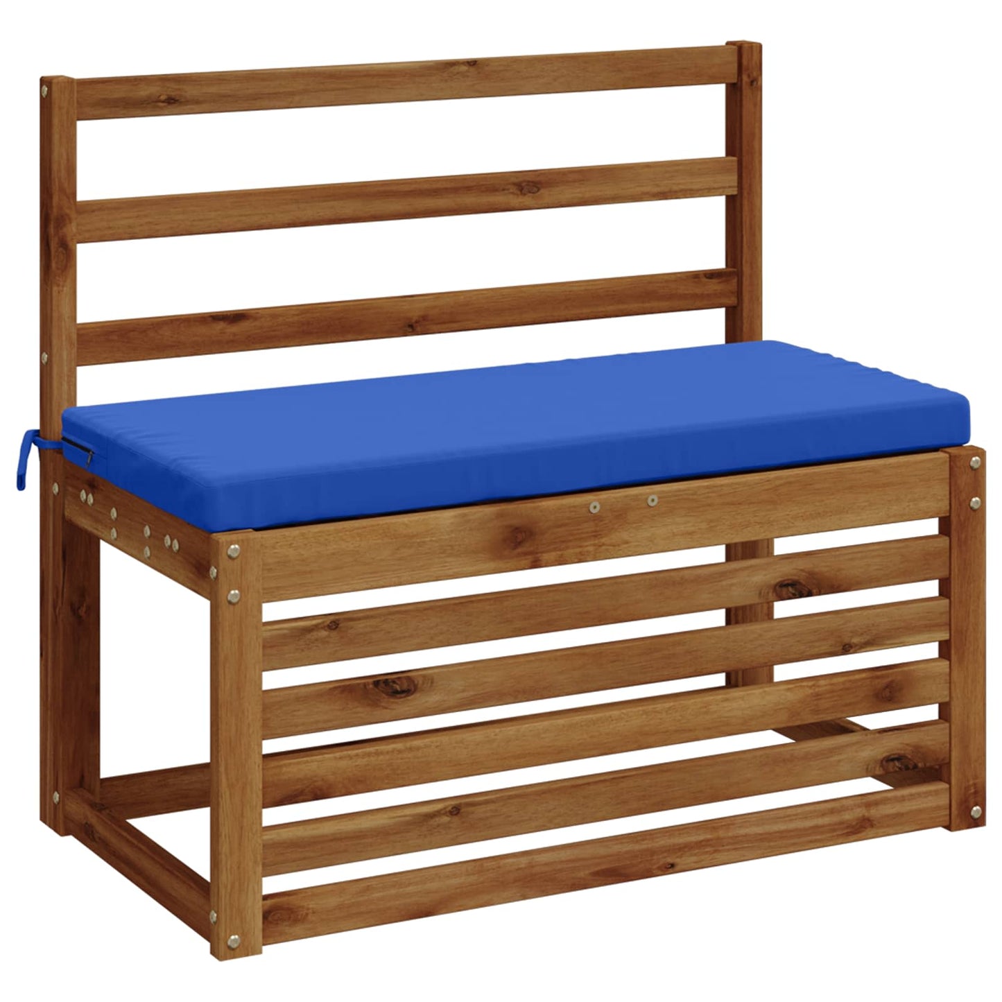 Bench Cushion SOEST 100% Polyester Royal Blue 80 x 40 x 5 cm