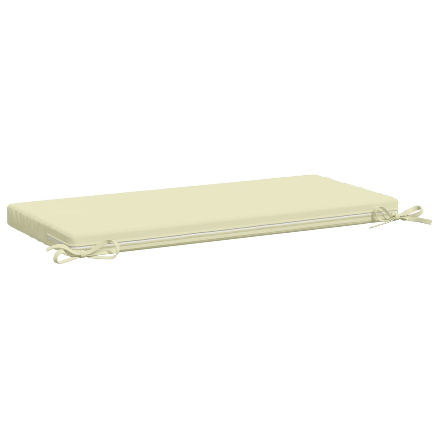 Bench Cushion SOEST 100% Polyester Cream 80 x 40 x 5 cm
