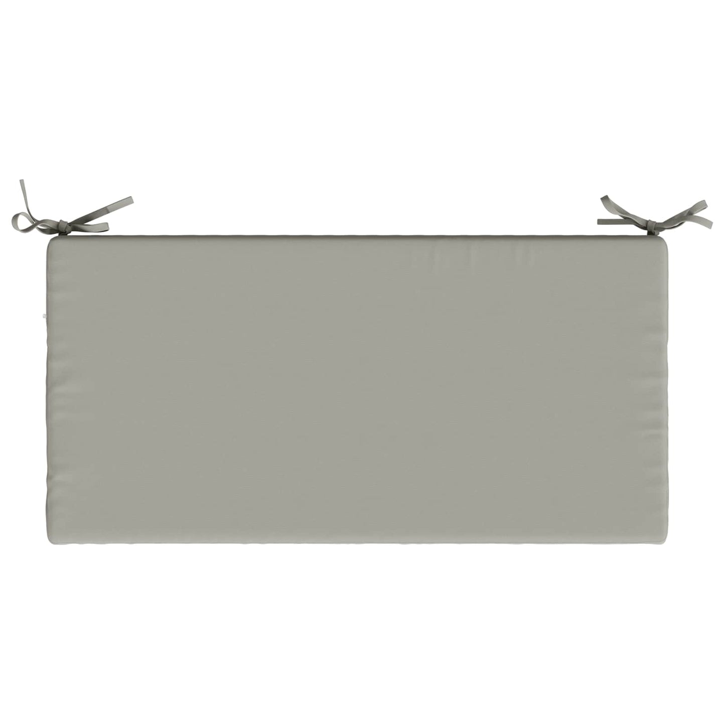 2-Piece Bench Cushions SOEST 2 pcs 100% Polyester Grey