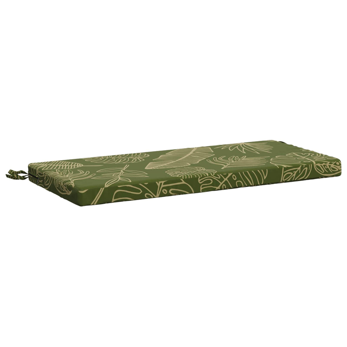 2-Piece Bench Cushions SOEST 2 pcs 100% Polyester Leaf Design