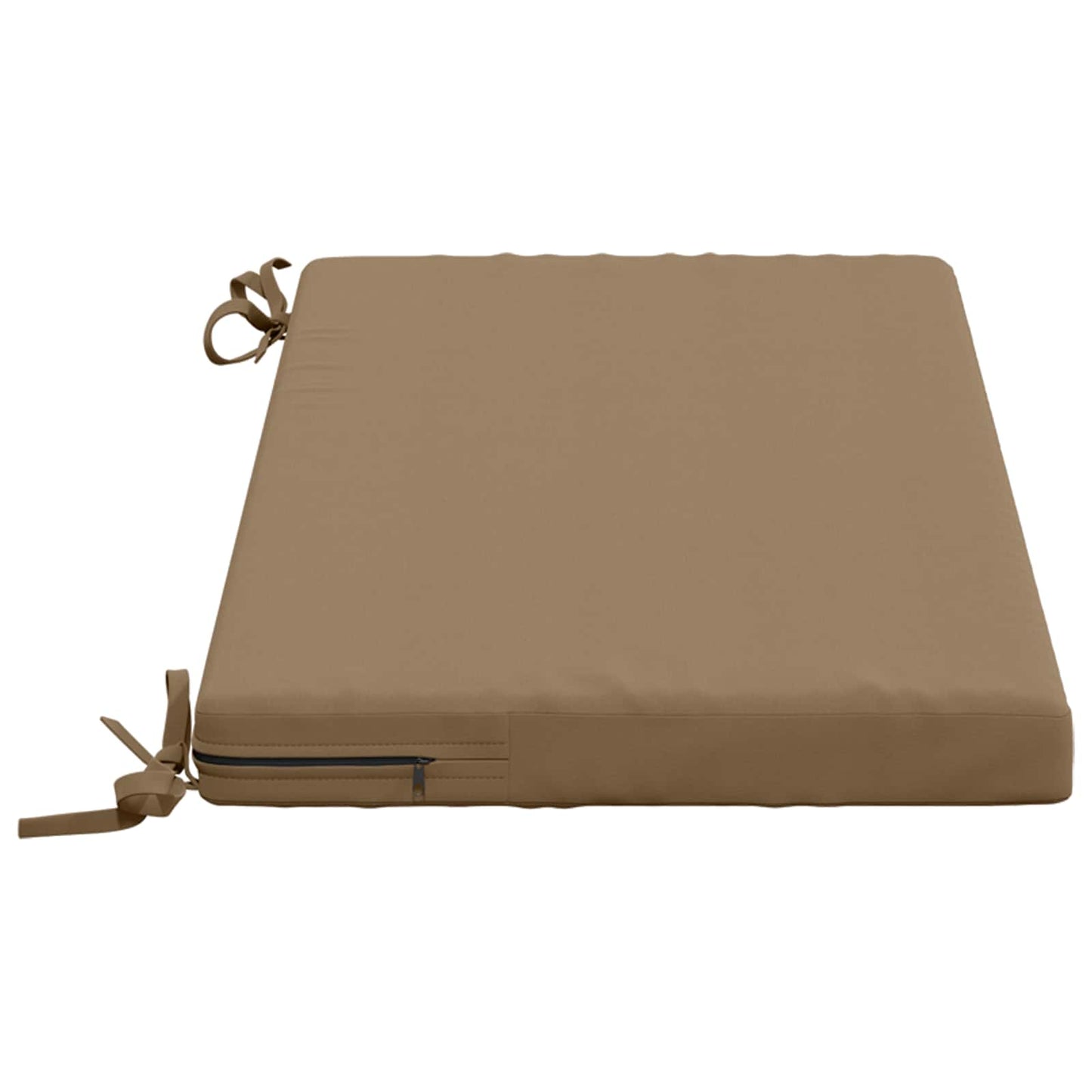 Bench Cushion SOEST 100% Polyester Taupe 80 x 40 x 5 cm