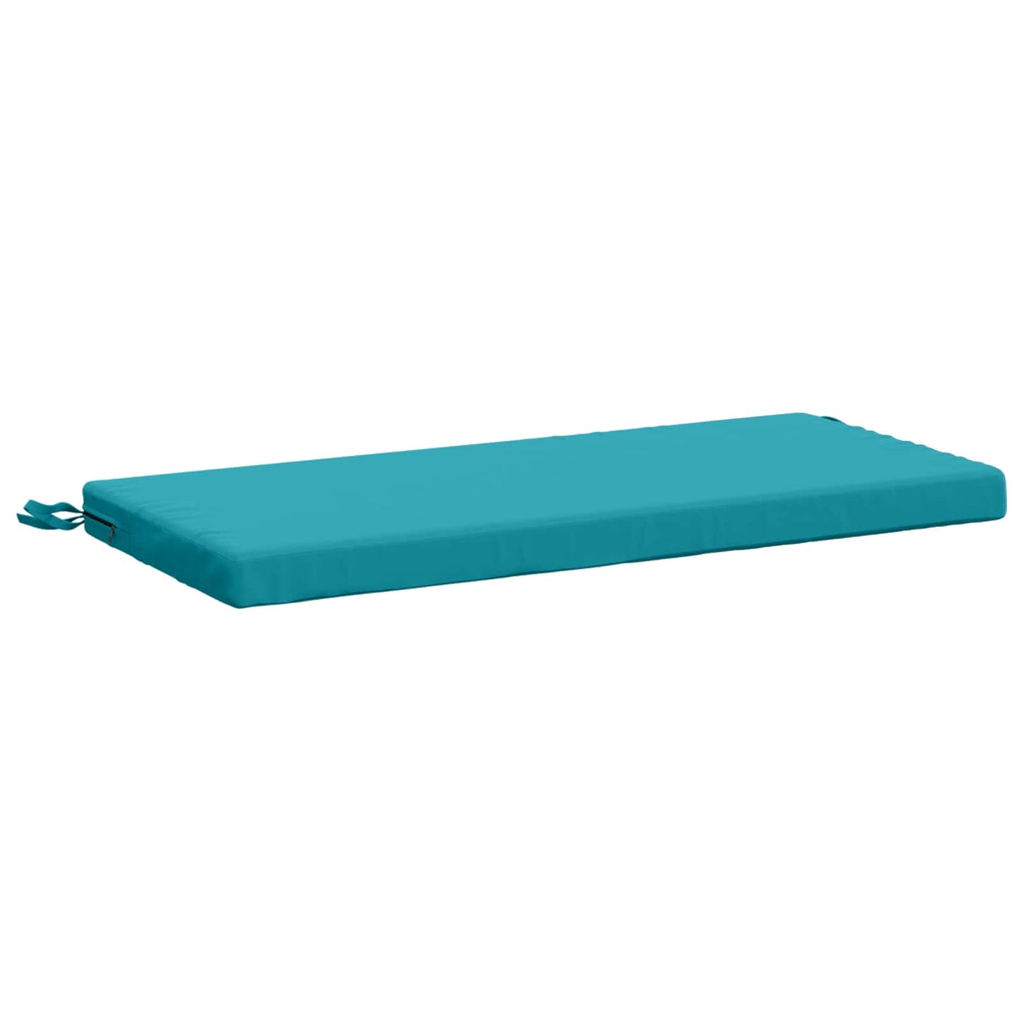 Bench Cushion SOEST 100% Polyester Turquoise 80 x 40 x 5 cm