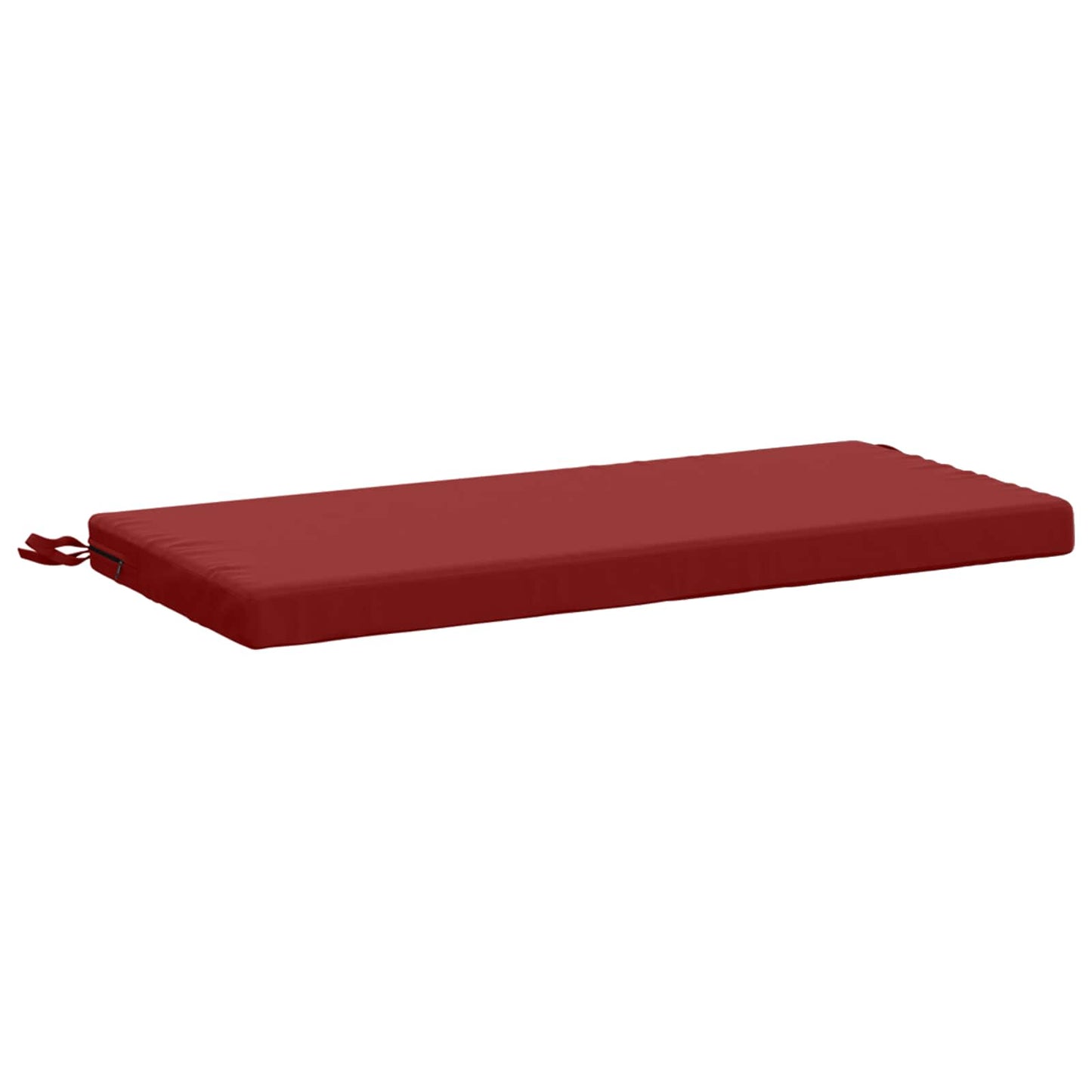 Bench Cushion SOEST 100% Polyester Wine Red 80 x 40 x 5 cm