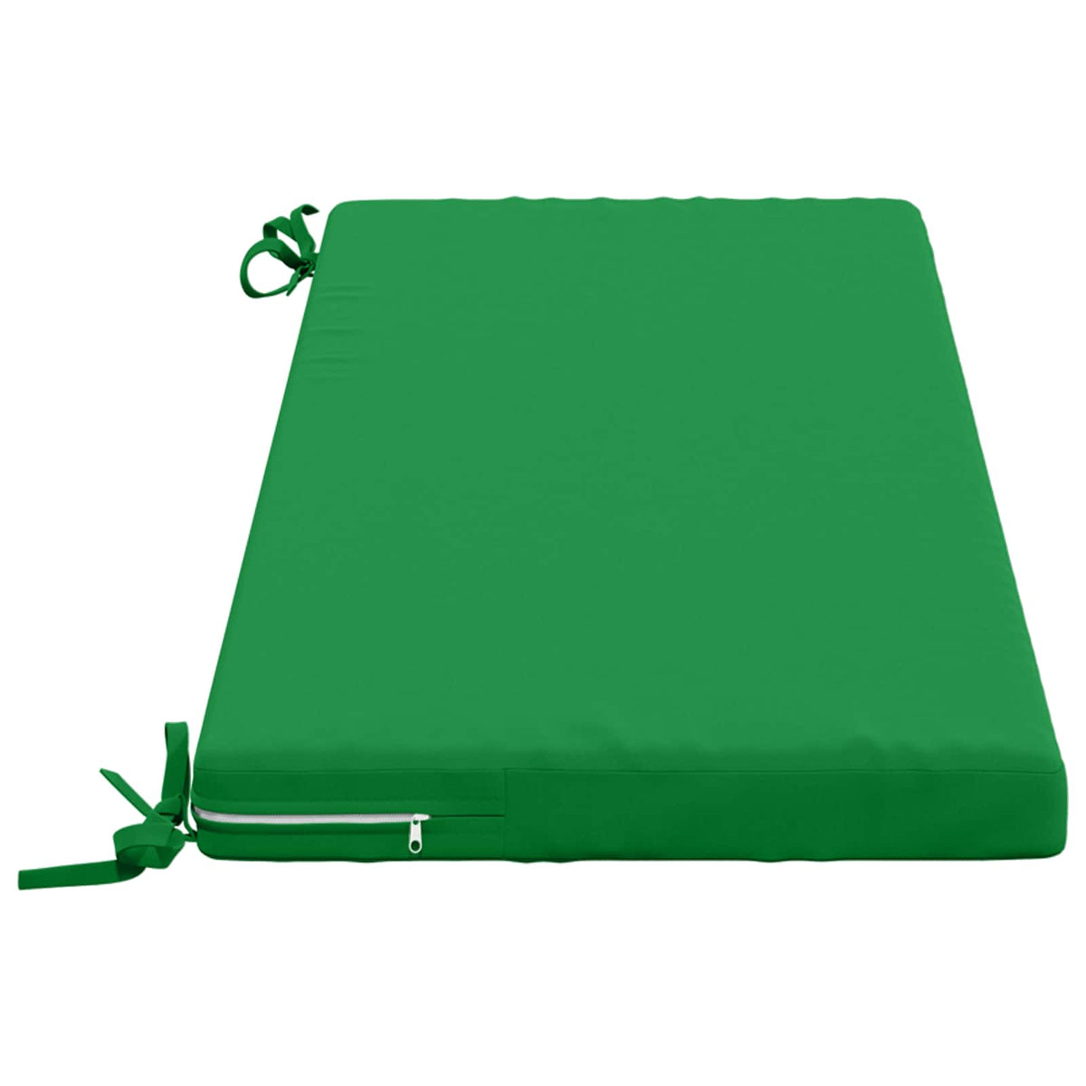 Bench Cushions SOEST 2 pcs 100% Polyester Green 100 x 40 x 5 cm