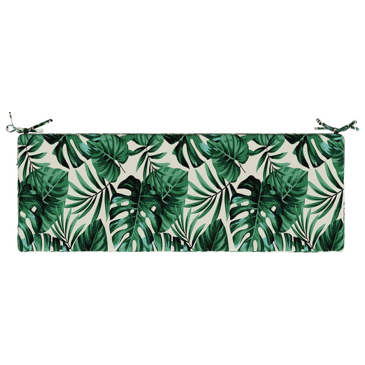 Bench Cushion SOEST 100% Polyester Leaf Pattern 100 x 40 x 5 cm