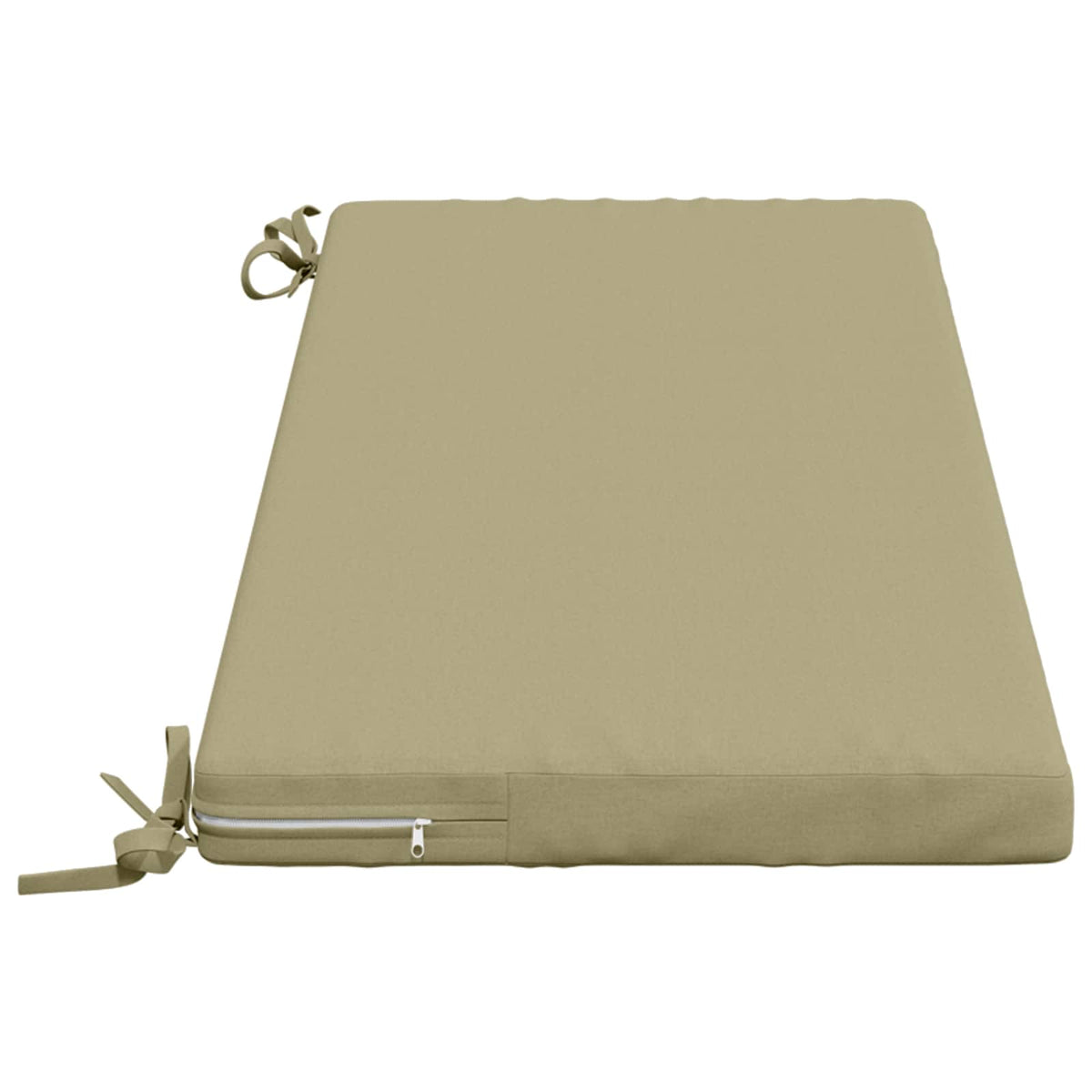 2-Piece Bench Cushions SOEST 2 pcs 100% Polyester Light Green