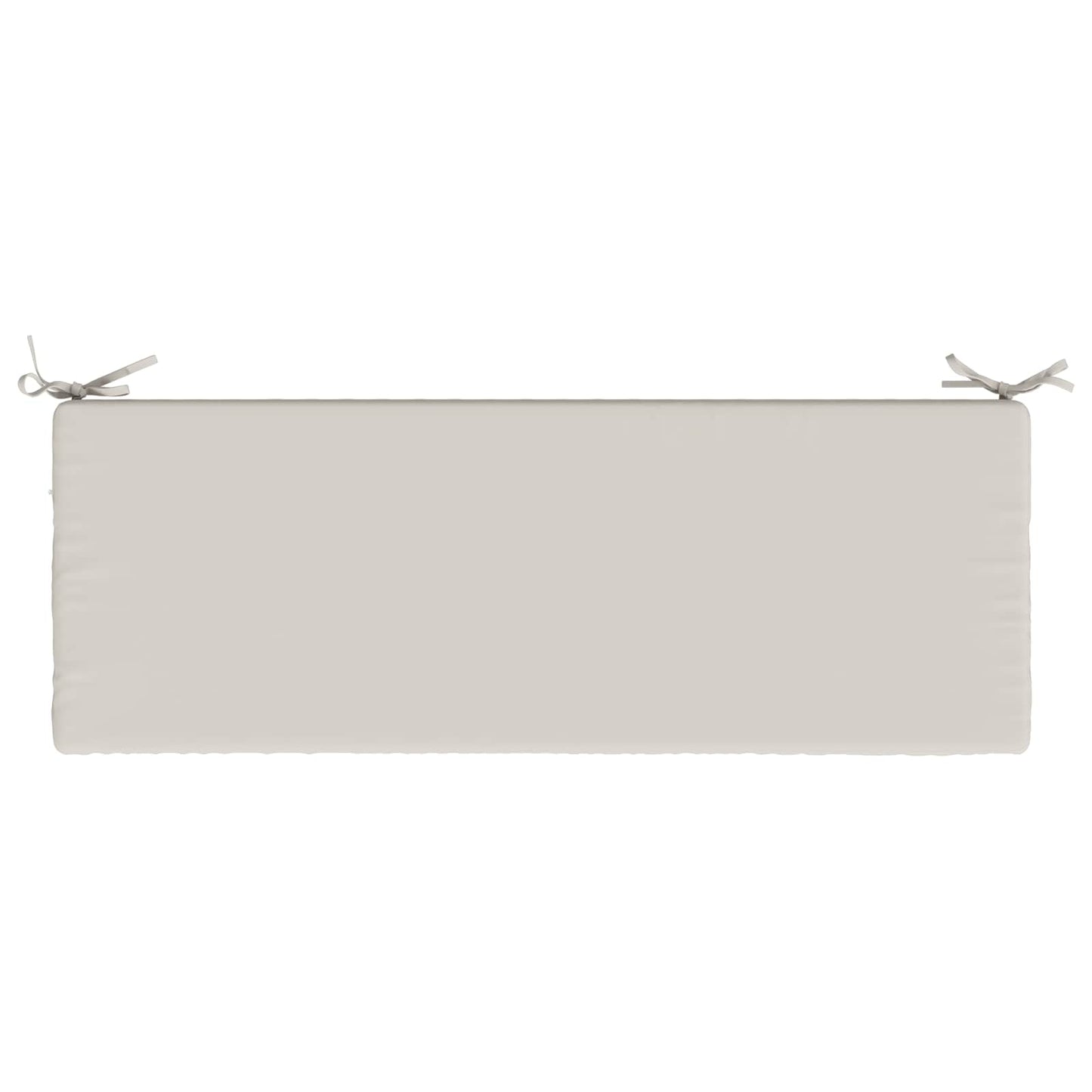 2-Piece Bench Cushions SOEST 2 pcs 100% Polyester White