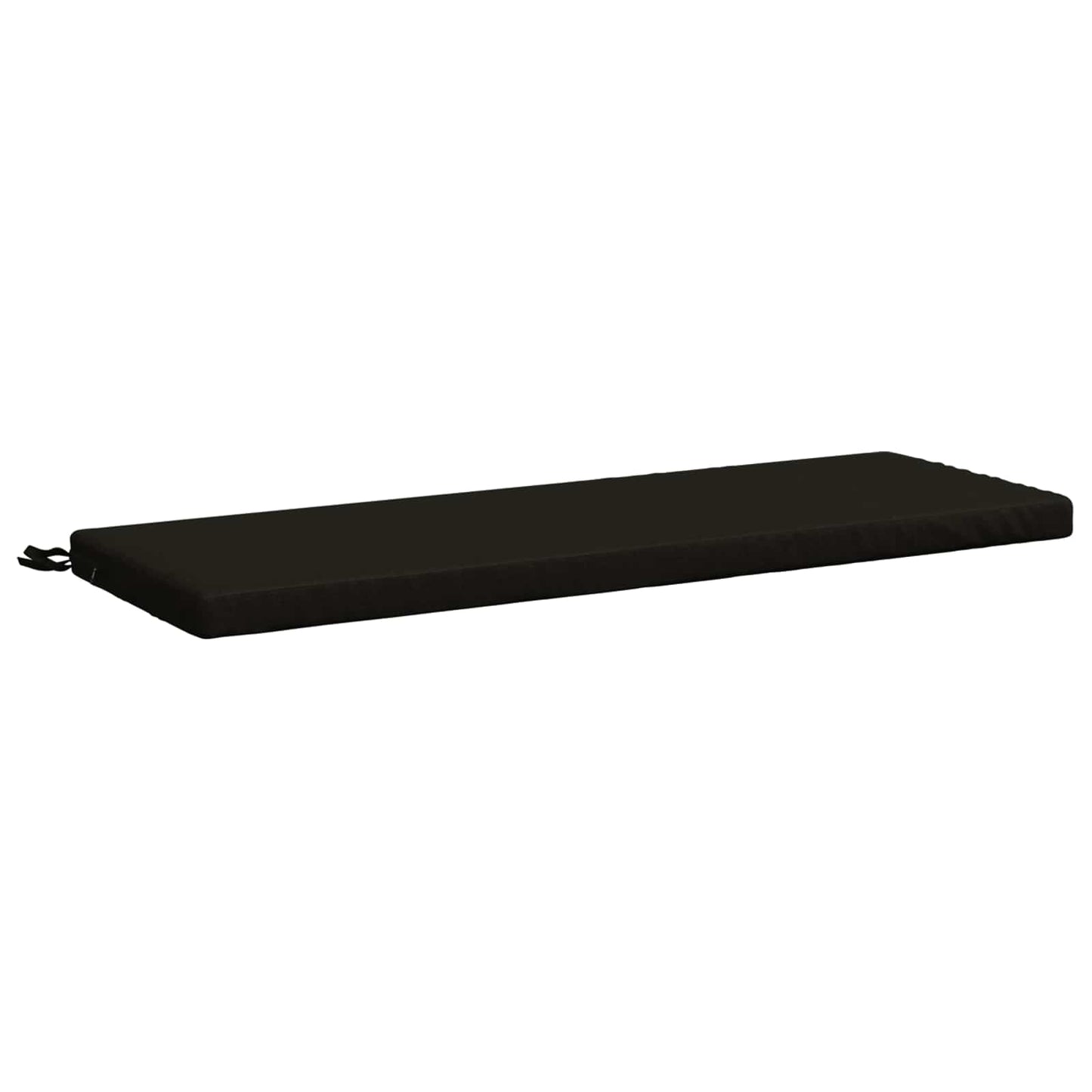 Bench Cushion SOEST 100% Polyester Black 110 x 40 x 5 cm