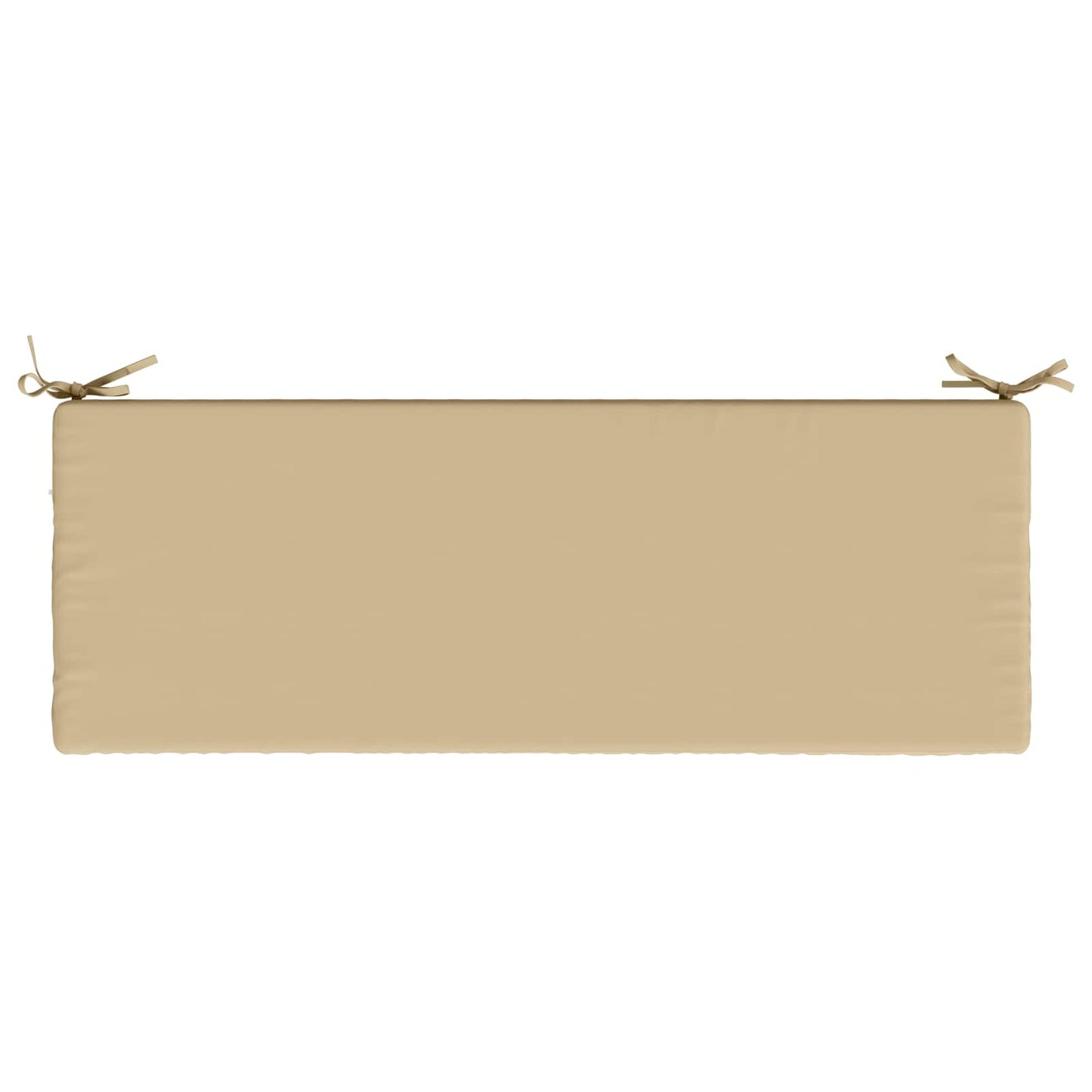 Bench Cushion SOEST 100% Polyester Beige 110 x 40 x 5 cm