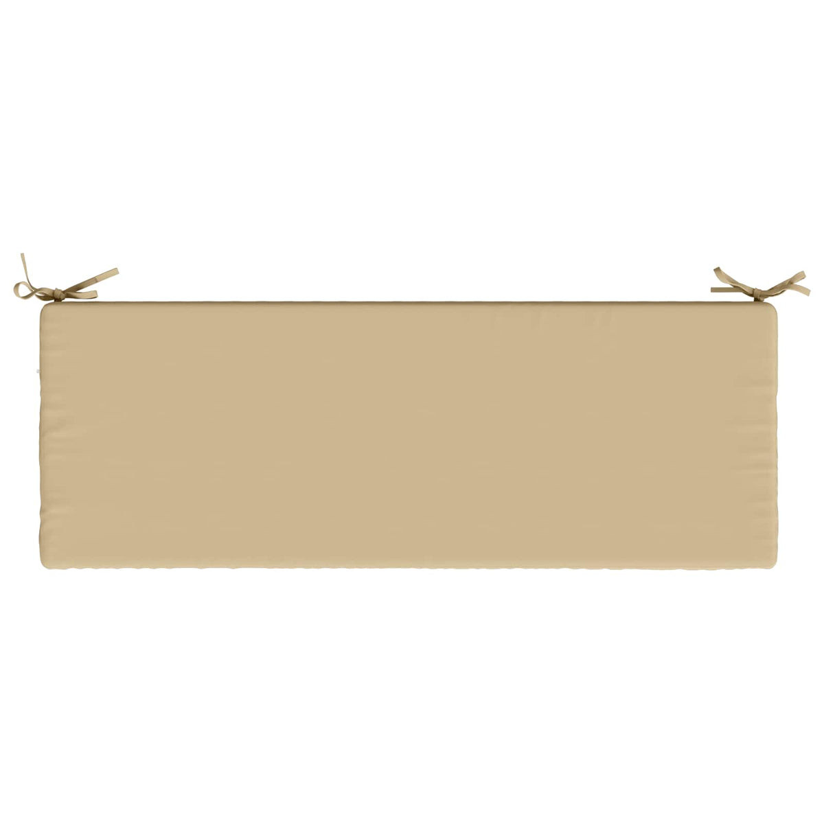 2-Piece Bench Cushions SOEST 2 pcs 100% Polyester Beige