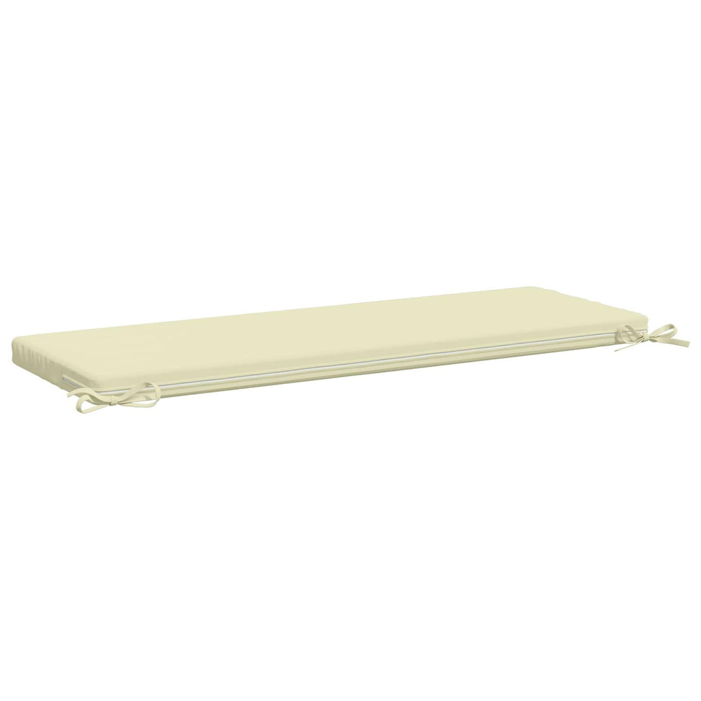 Bench Cushion SOEST 100% Polyester Cream 110 x 40 x 5 cm