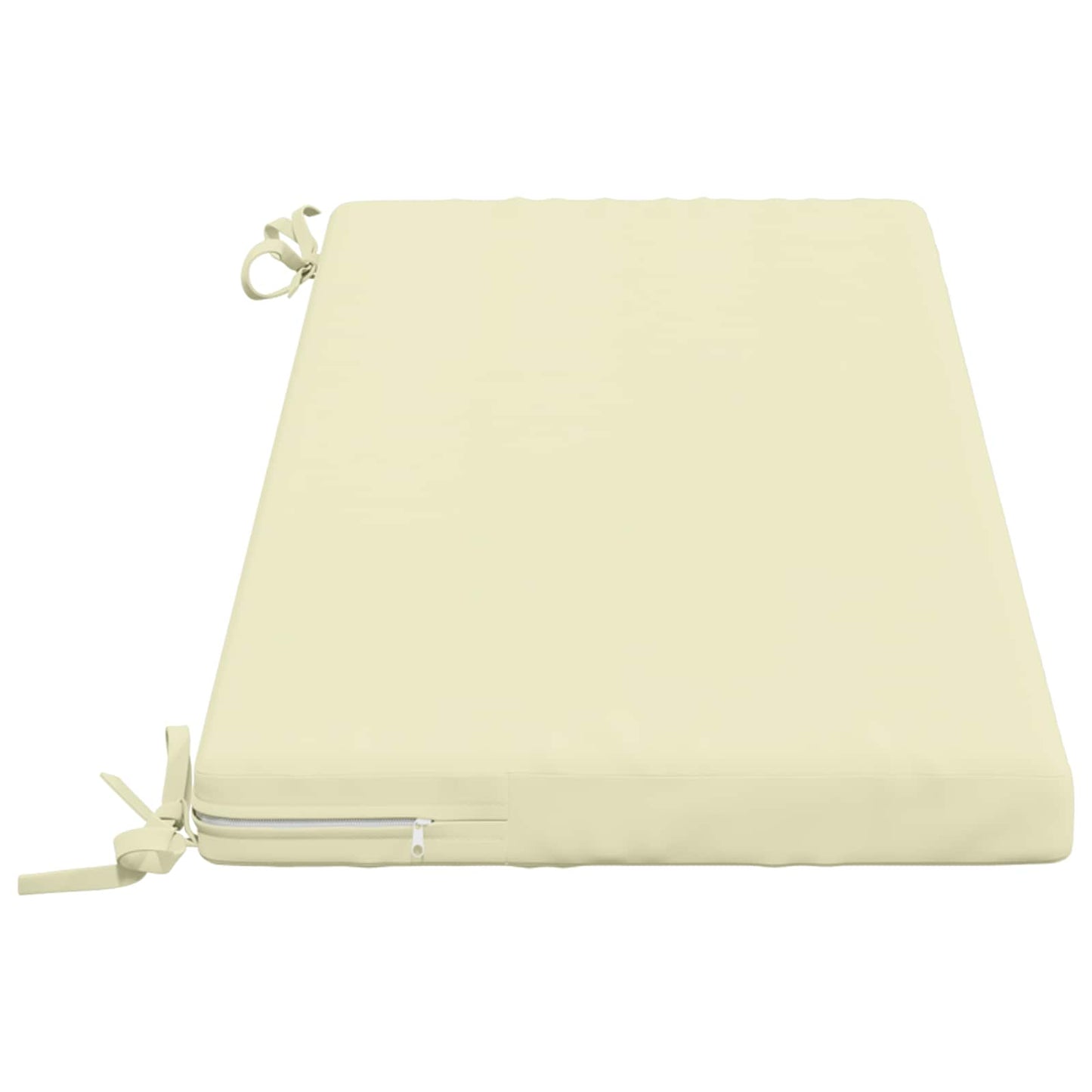 Bench Cushion SOEST 100% Polyester Cream 110 x 40 x 5 cm