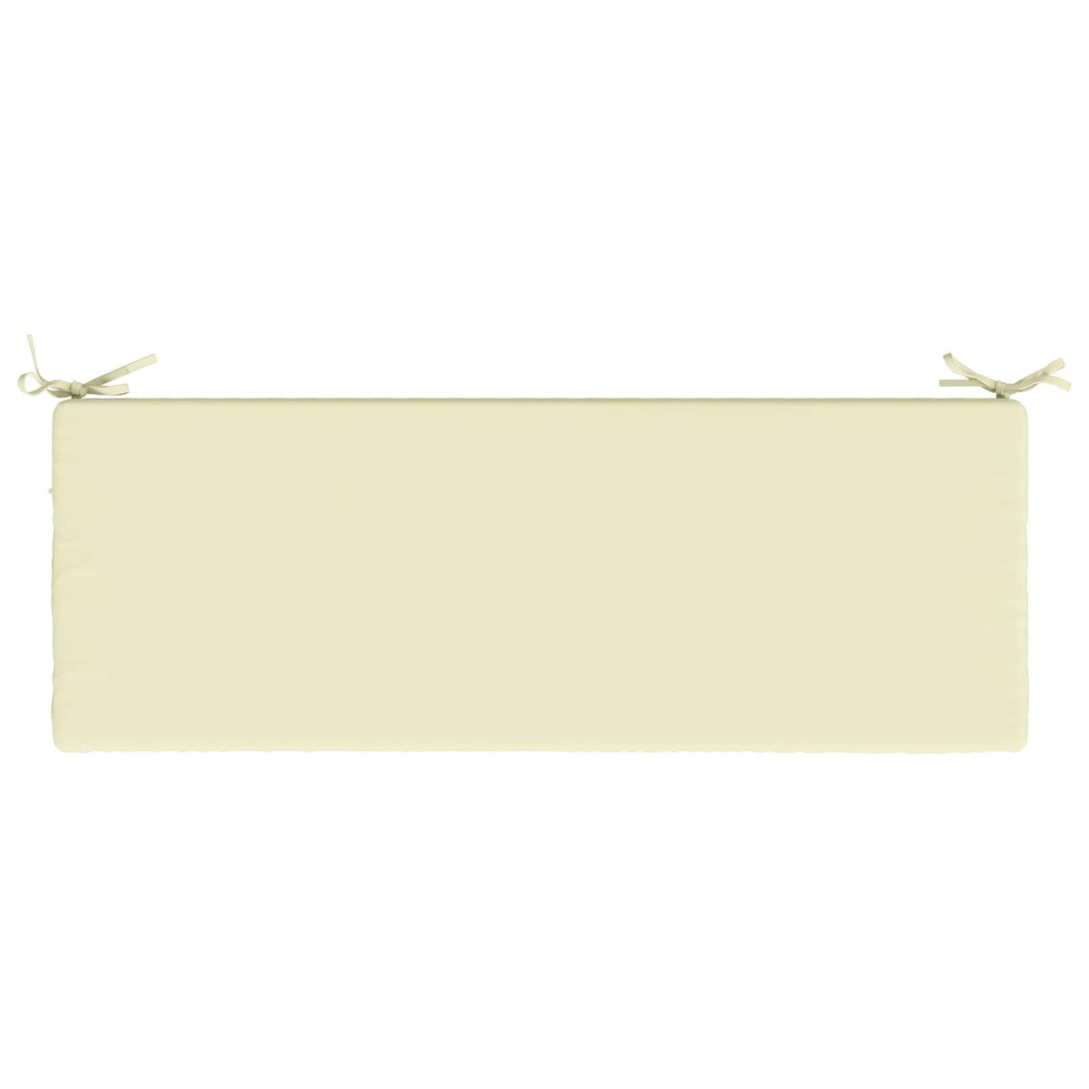 Bench Cushion SOEST 100% Polyester Cream 110 x 40 x 5 cm