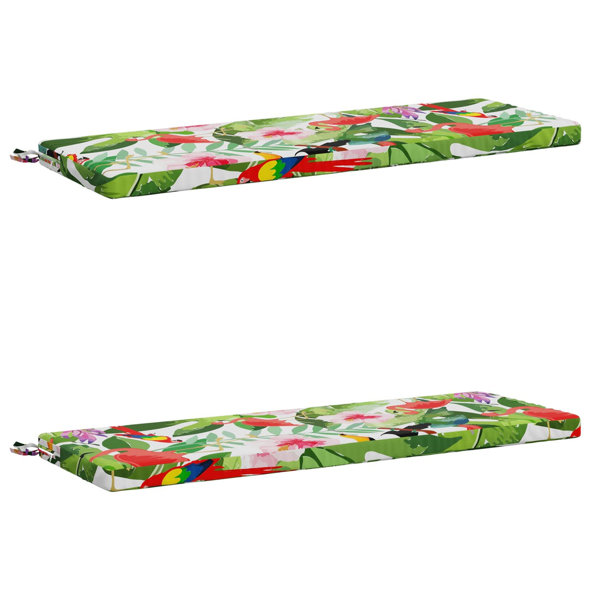 Bench Cushions SOEST 2 pcs 100% Polyester Multicolour