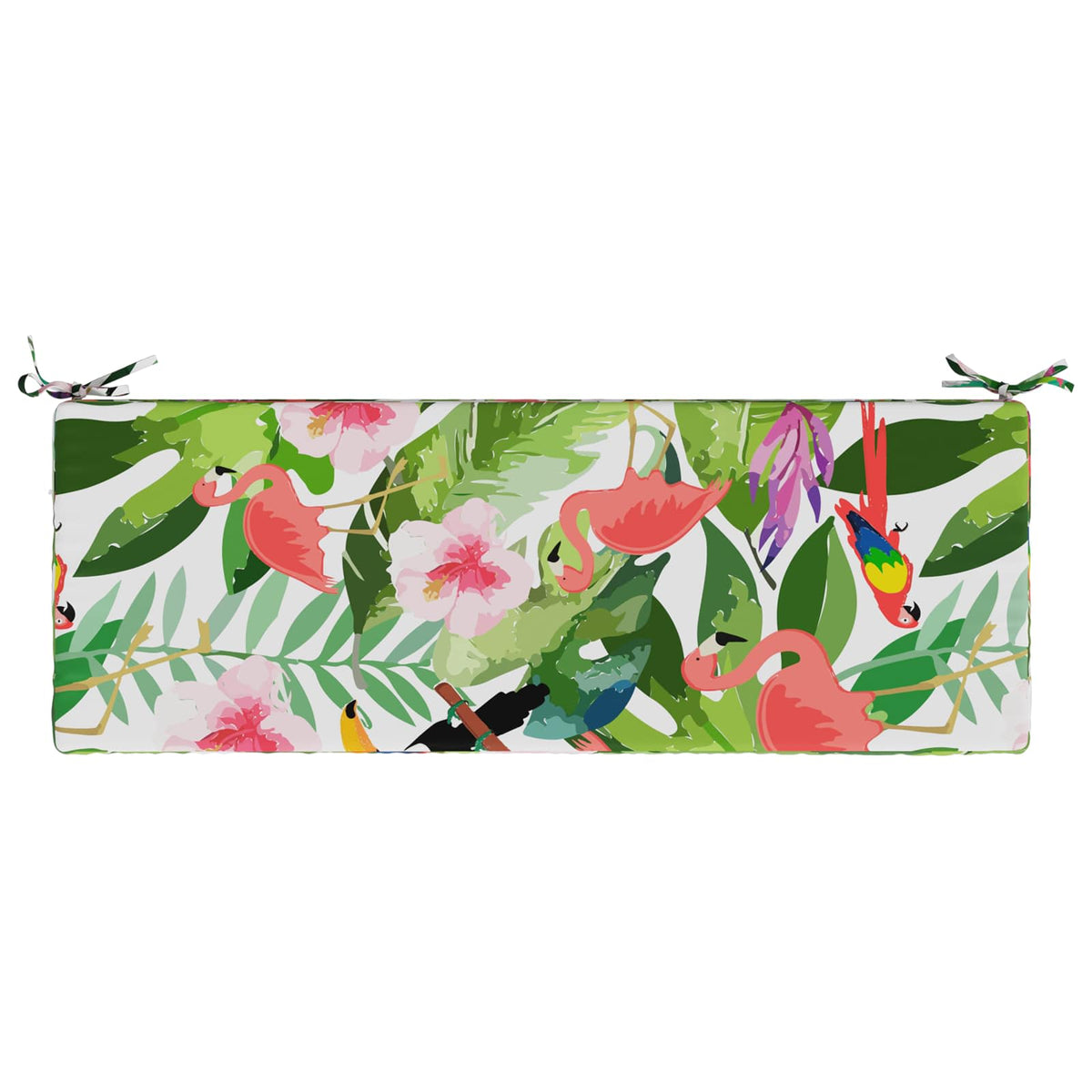 2-Piece Bench Cushions SOEST 2 pcs 100% Polyester Multicolour
