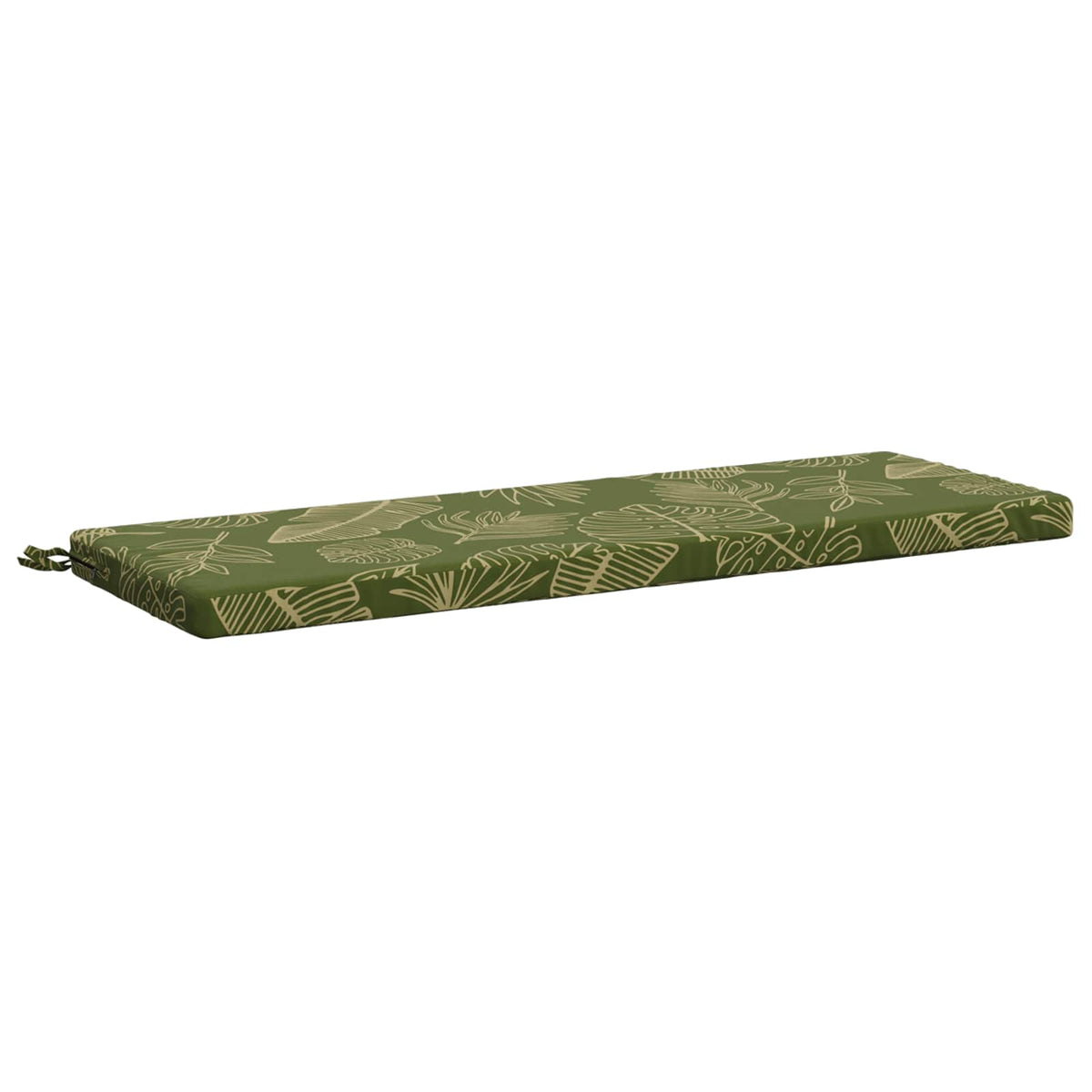 2-Piece Bench Cushions SOEST 2 pcs 100% Polyester Leaf Design