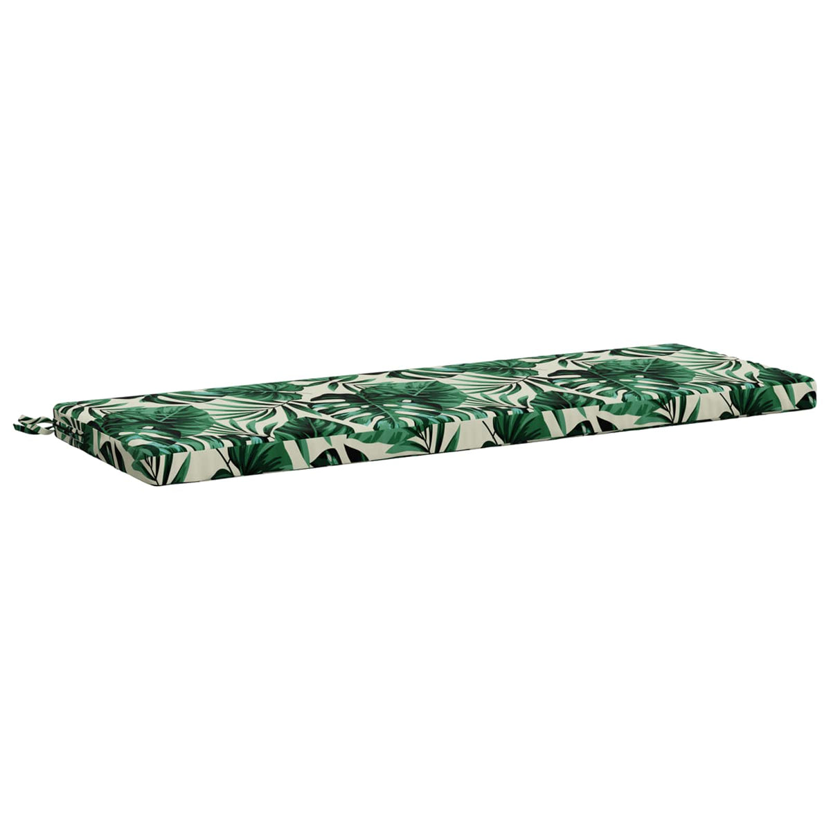 Bench Cushion SOEST 100% Polyester Leaf Pattern 110 x 40 x 5 cm