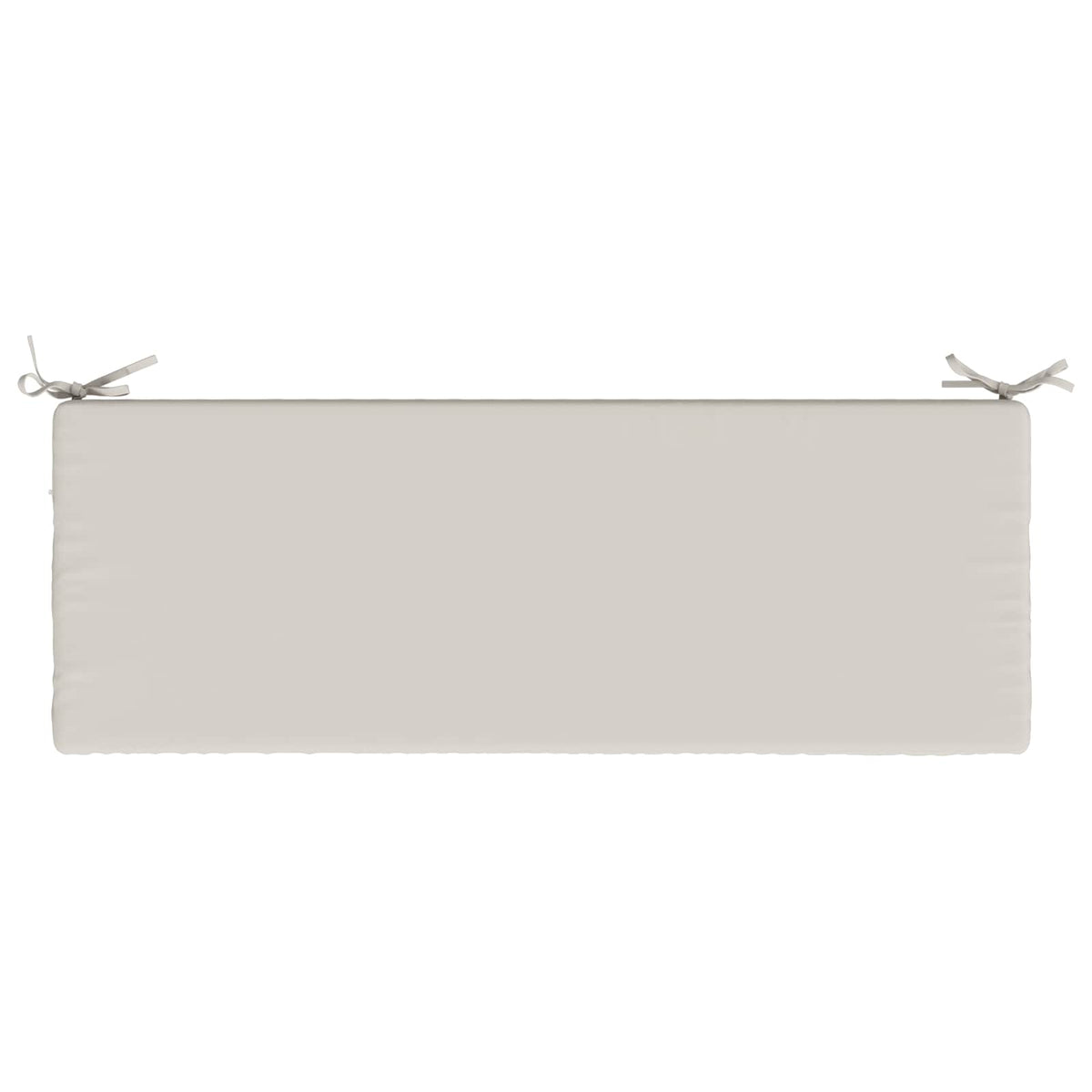 Bench Cushion SOEST 100% Polyester White 120 x 40 x 5 cm