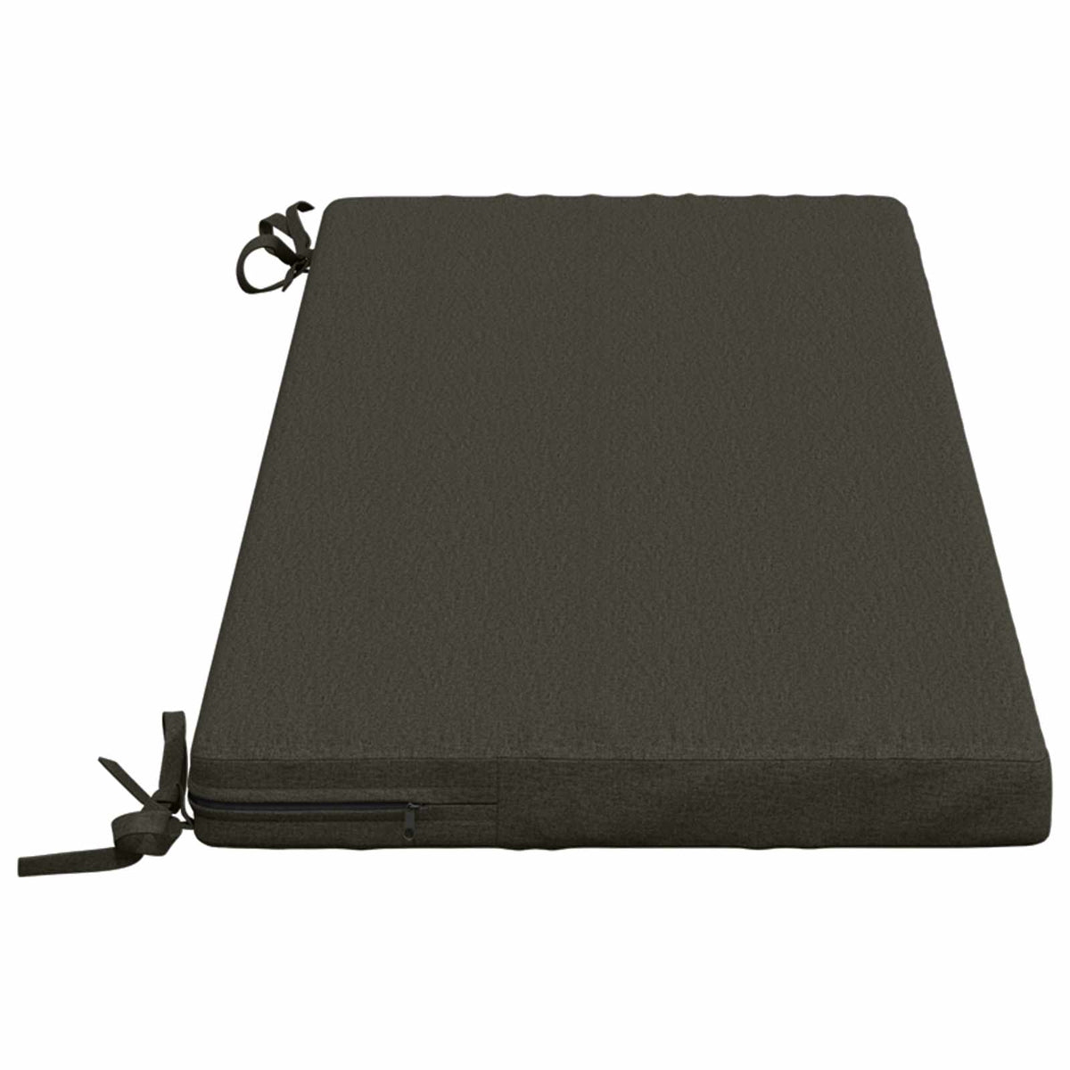 2-Piece Bench Cushions SOEST 2 pcs 100% Polyester Anthracite