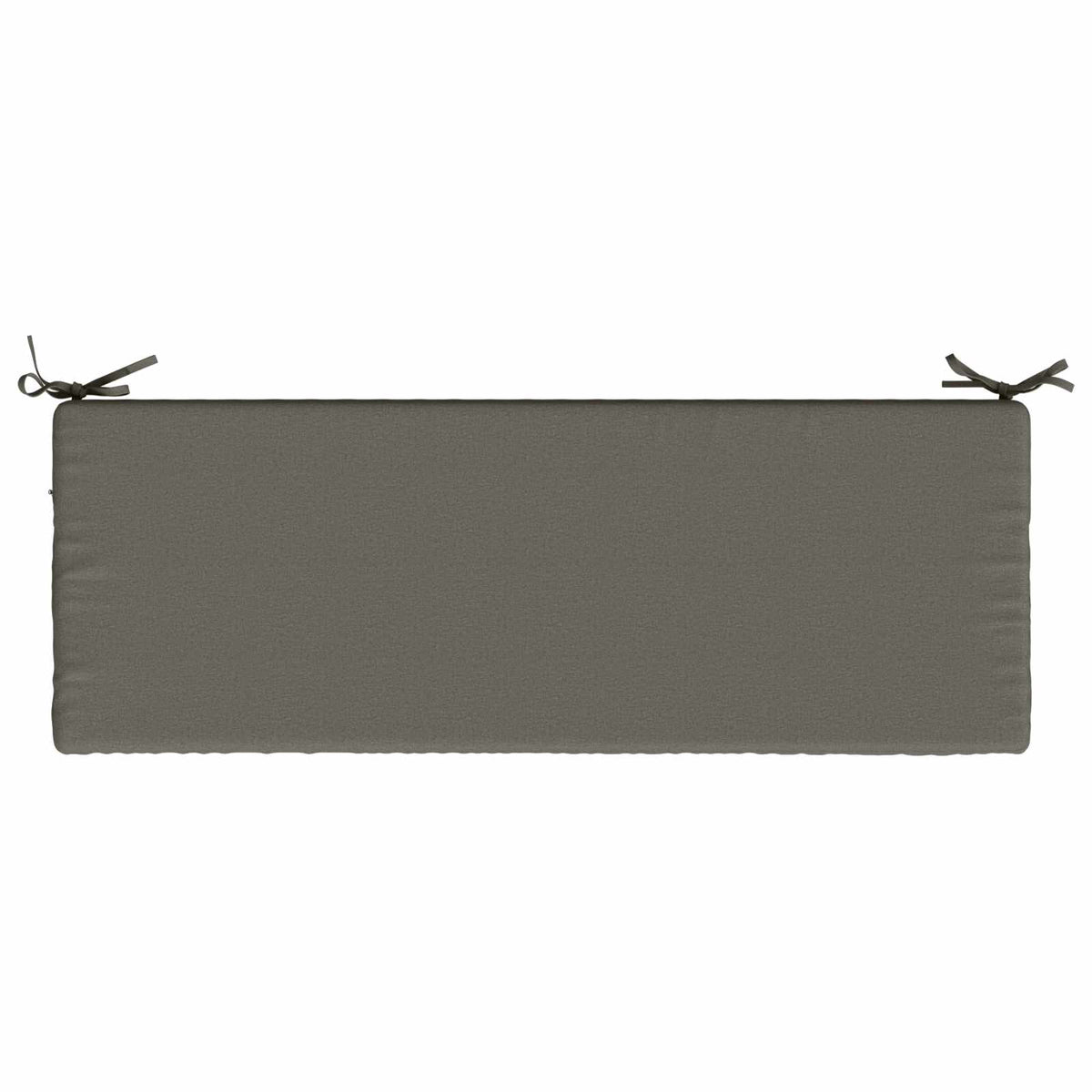 Bench Cushion SOEST 100% Polyester Grey 120 x 40 x 5 cm