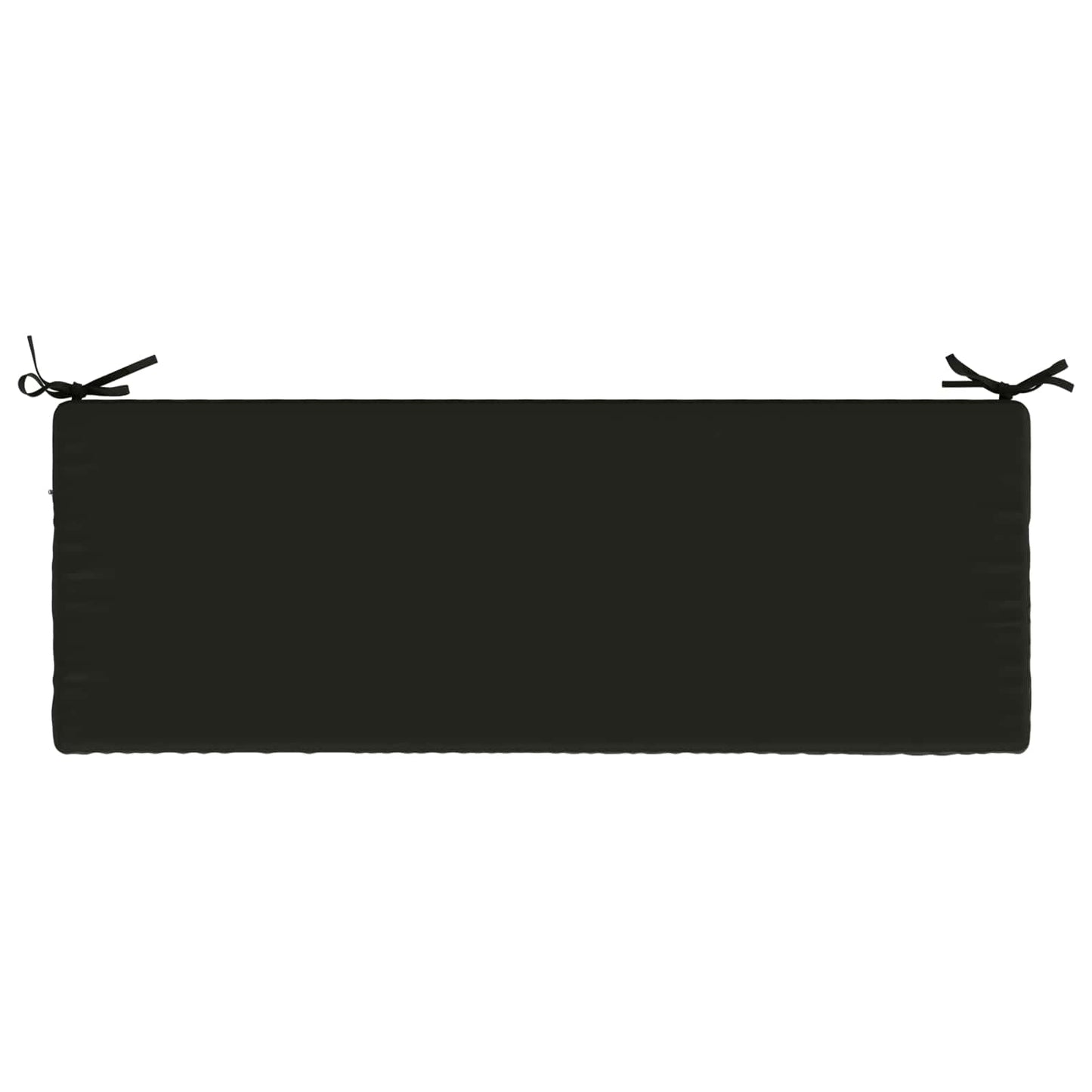 Bench Cushion SOEST 100% Polyester Black 120 x 40 x 5 cm