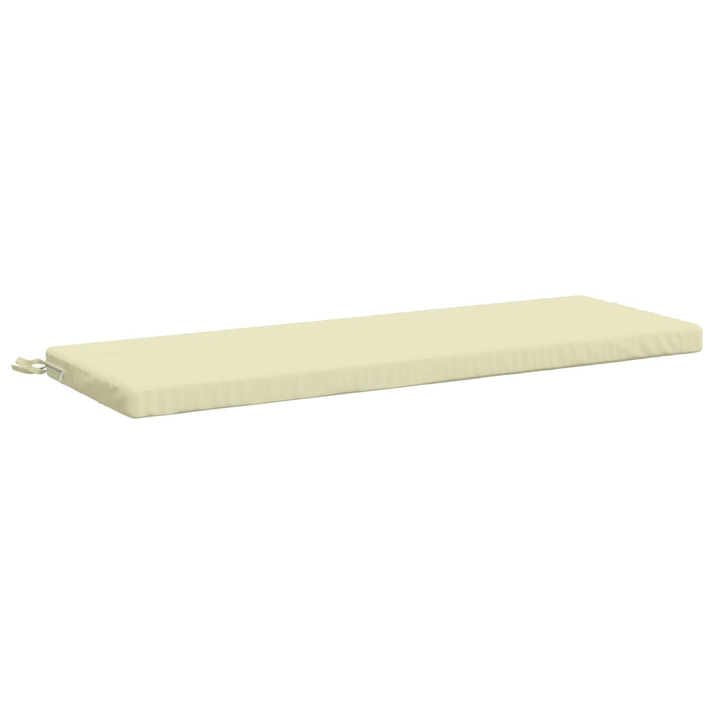 Bench Cushion SOEST 100% Polyester Cream 120 x 40 x 5 cm