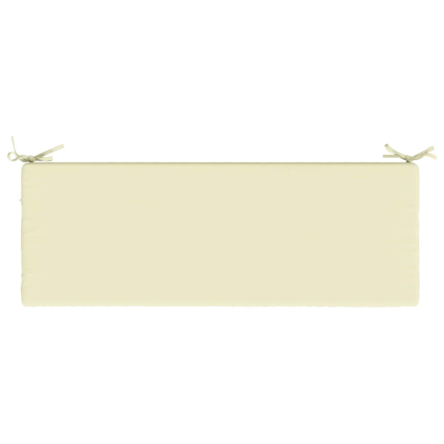Bench Cushion SOEST 100% Polyester Cream 120 x 40 x 5 cm