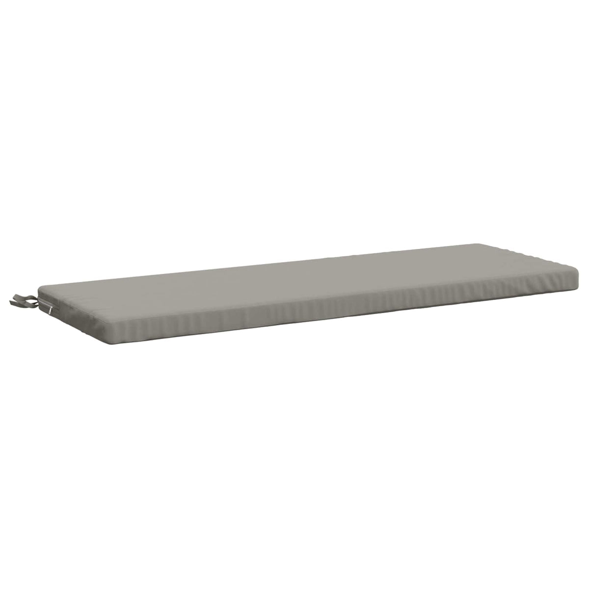 Bench Cushion SOEST 100% Polyester Grey 120 x 40 x 5 cm