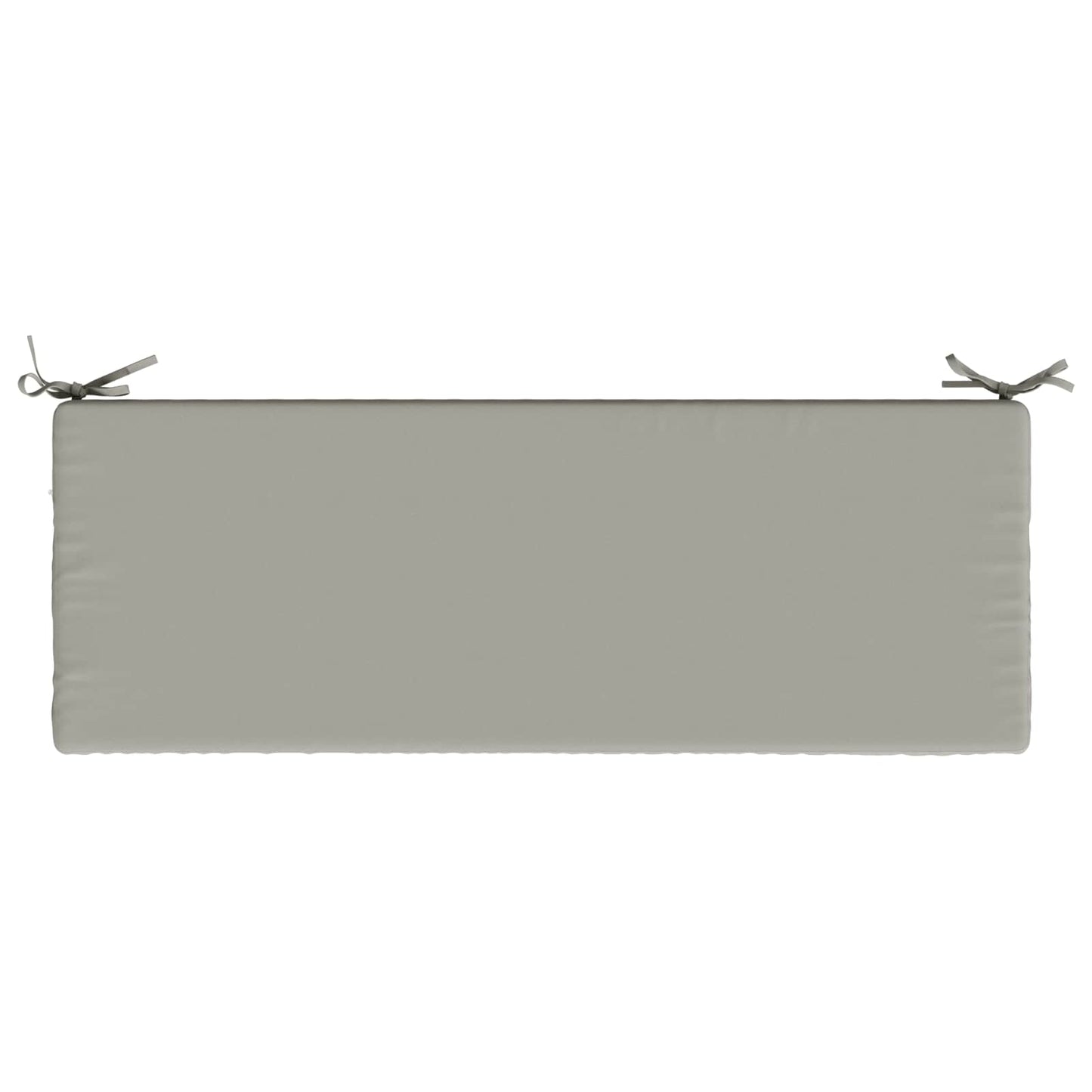 Bench Cushion SOEST 100% Polyester Grey 120 x 40 x 5 cm