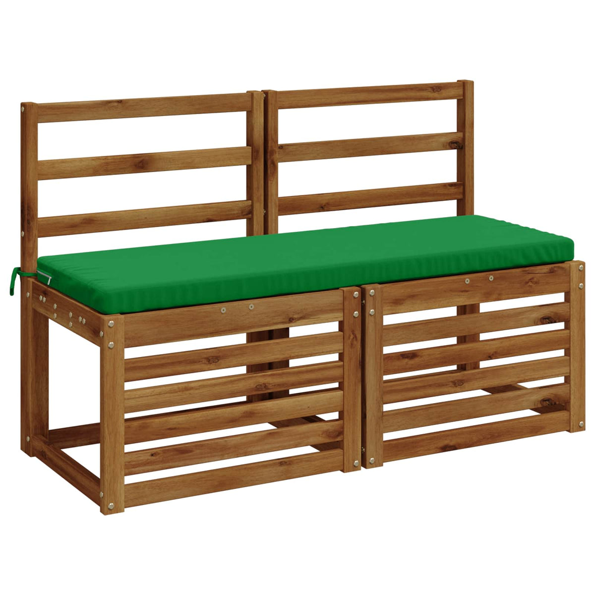 Bench Cushion SOEST 100% Polyester Green 120 x 40 x 5 cm