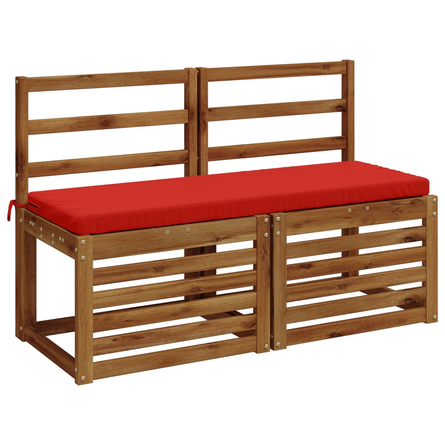 Bench Cushion SOEST 100% Polyester Red 120 x 40 x 5 cm