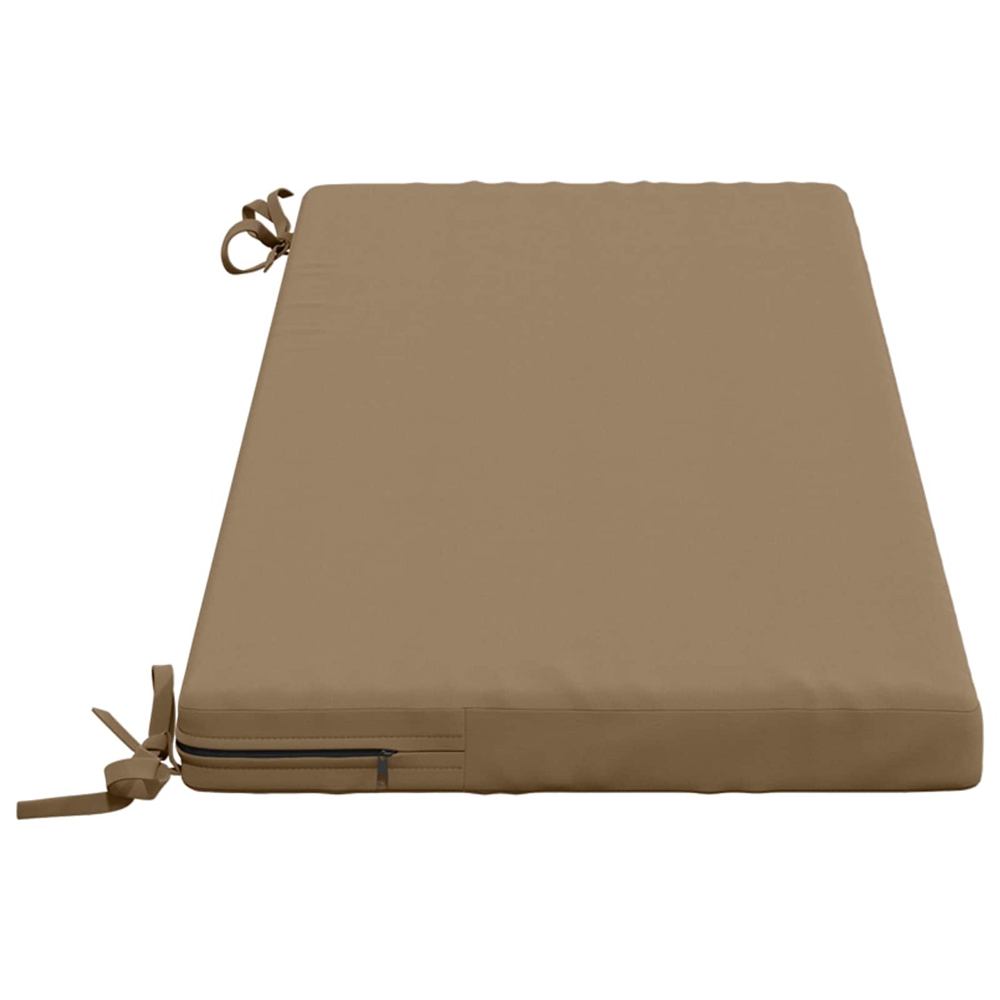 Bench Cushion SOEST 100% Polyester Taupe 120 x 40 x 5 cm