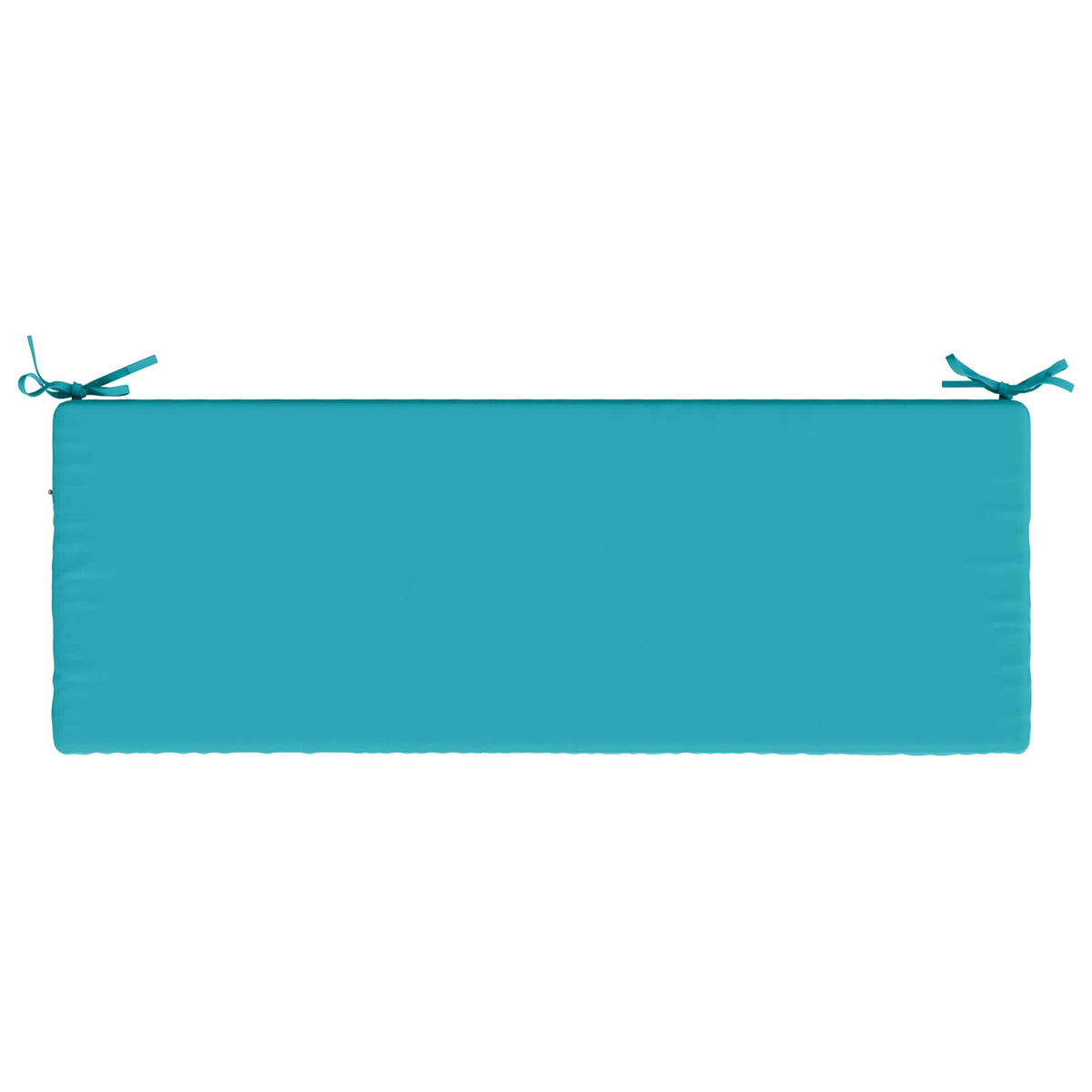 Bench Cushion SOEST 100% Polyester Turquoise 120 x 40 x 5 cm