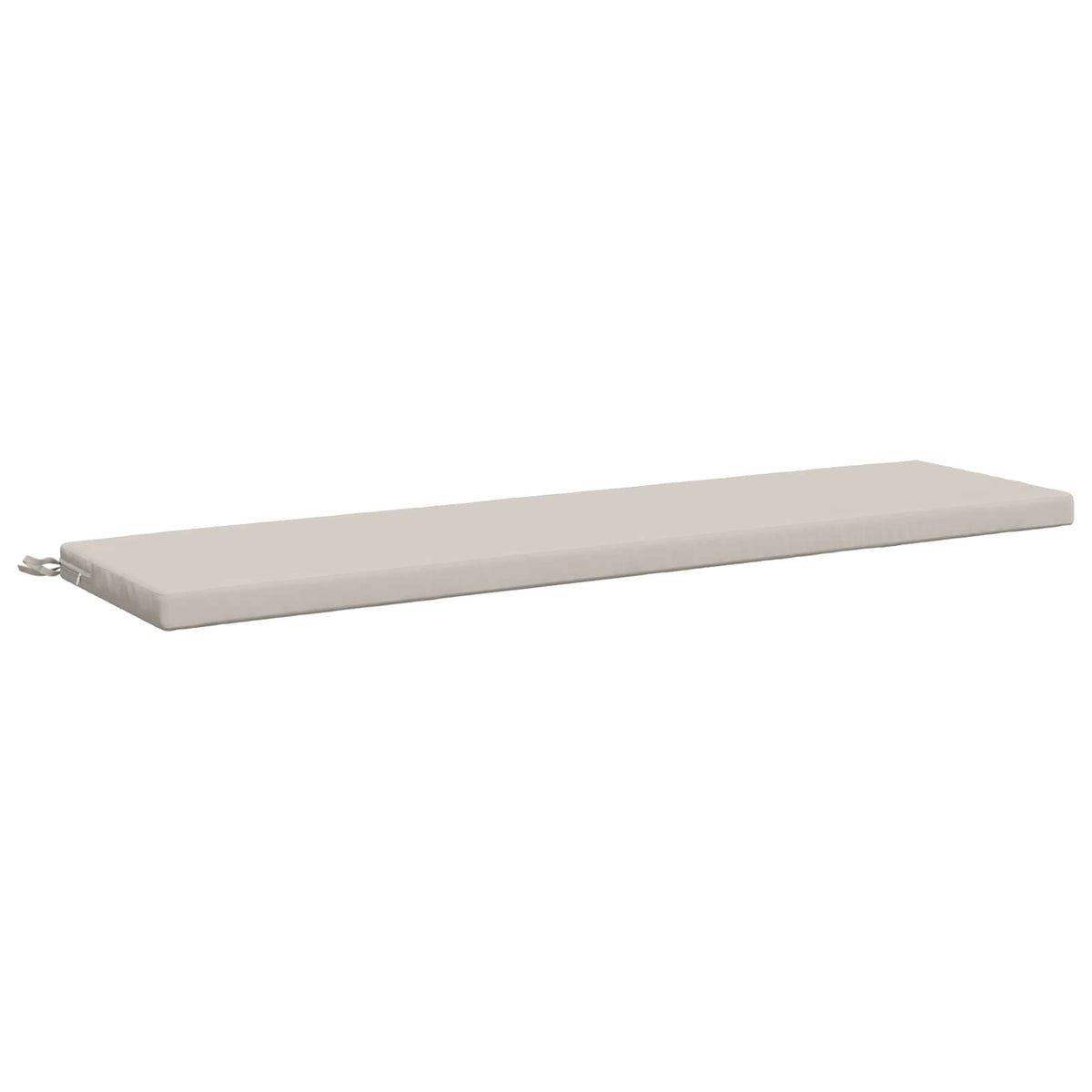 Bench Cushion SOEST 100% Polyester White 140 x 40 x 5 cm