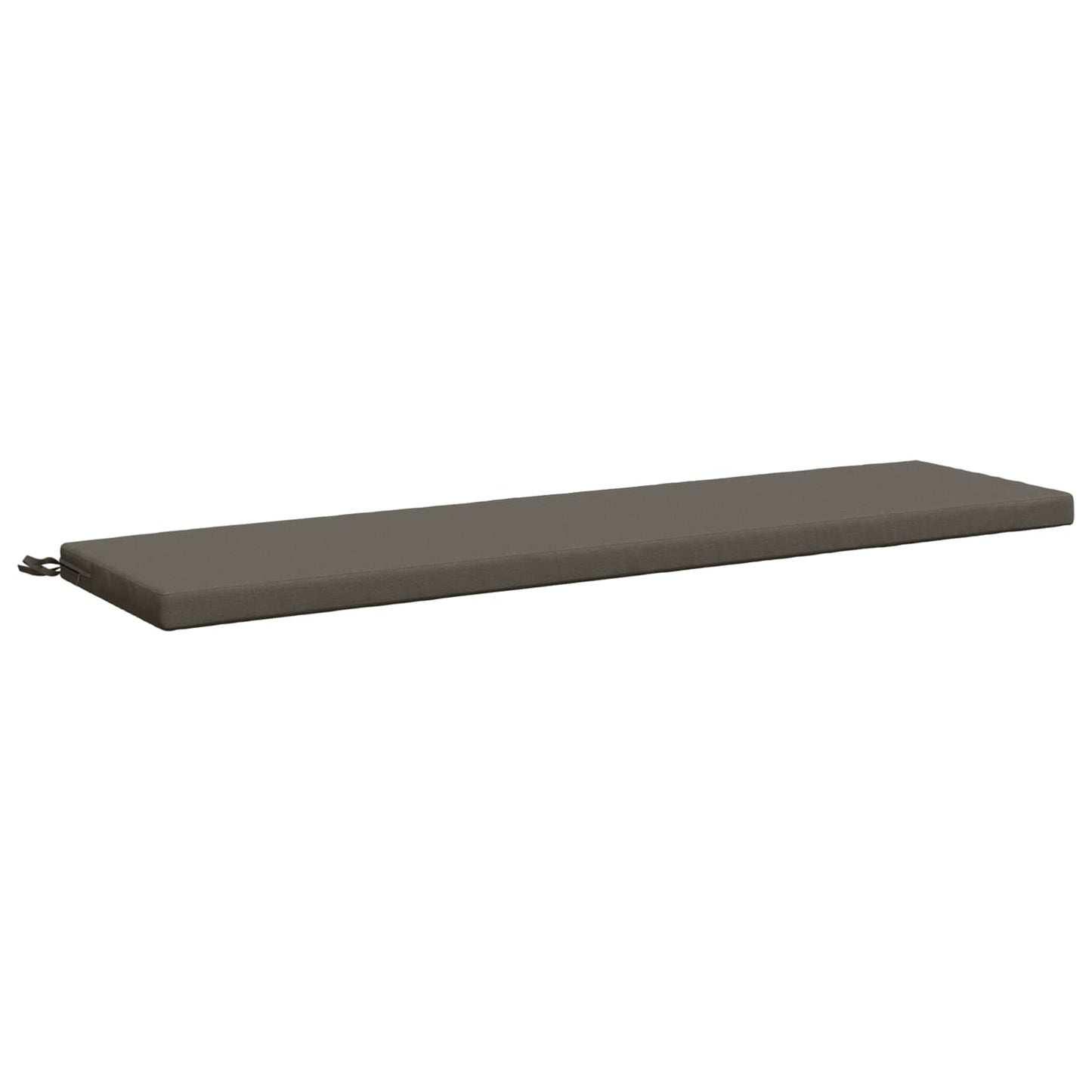 Bench Cushion SOEST 100% Polyester Grey 140 x 40 x 5 cm