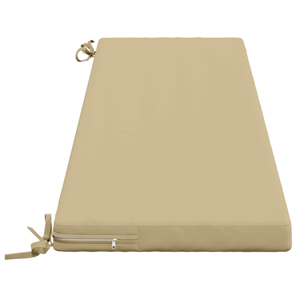 Bench Cushion SOEST 100% Polyester Beige 140 x 40 x 5 cm
