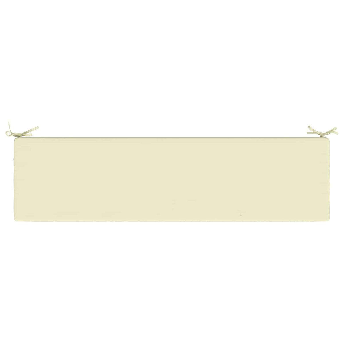 Bench Cushions SOEST 2 pcs 100% Polyester Cream 140 x 40 x 5 cm