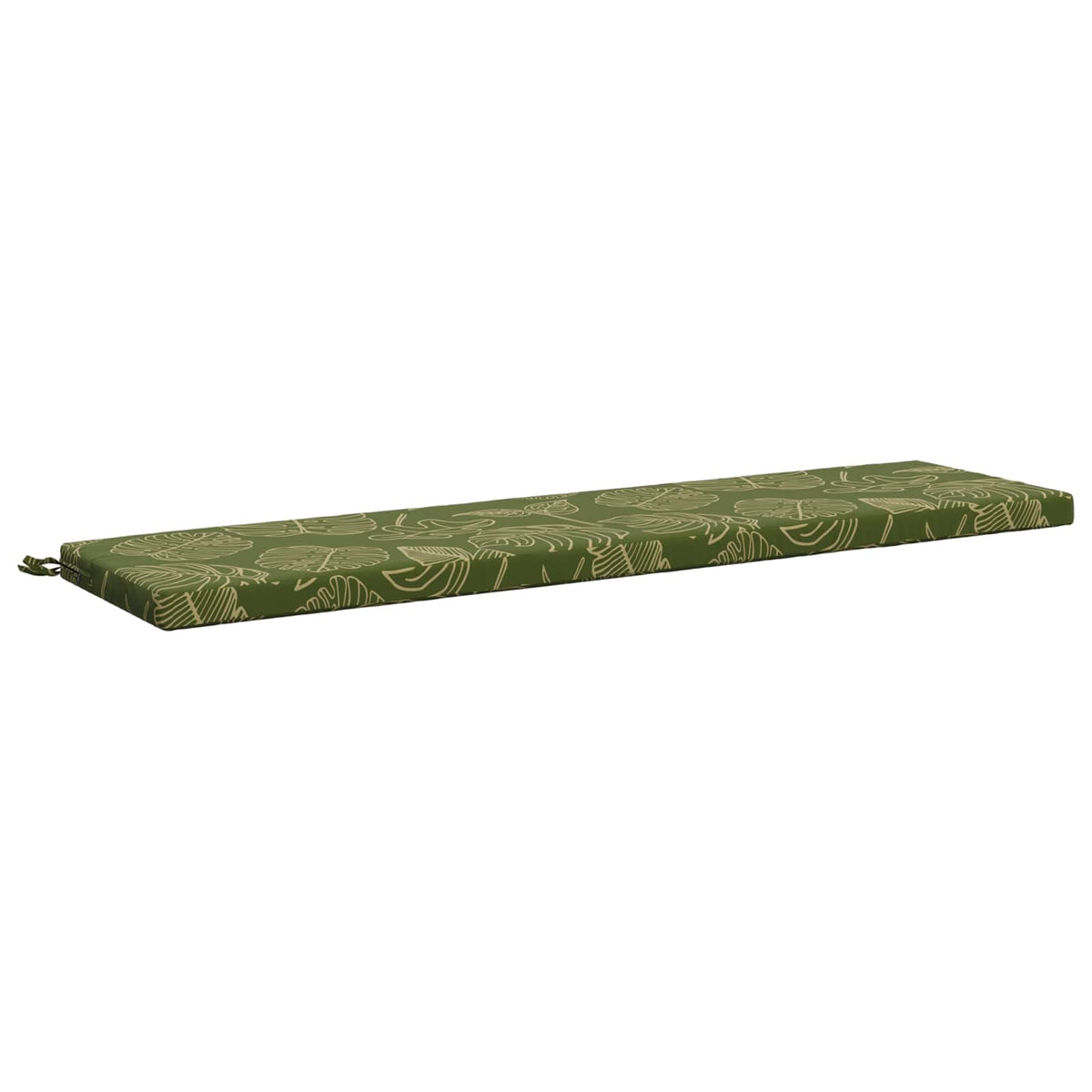 2-Piece Bench Cushions SOEST 2 pcs 100% Polyester Leaf Design