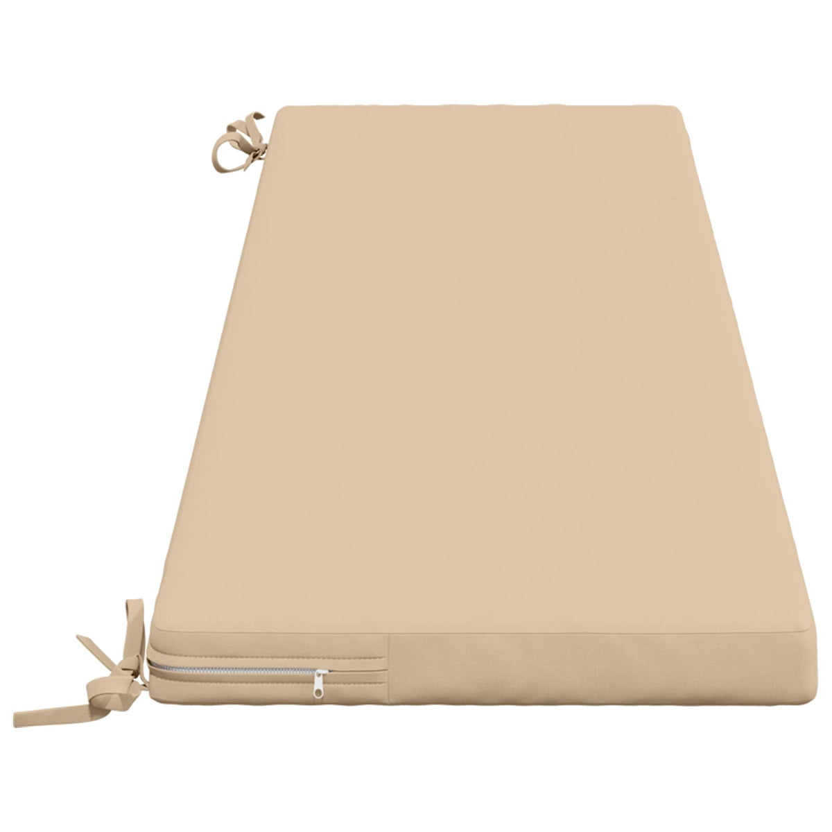 Bench Cushion SOEST 100% Polyester Cream 150 x 40 x 5 cm