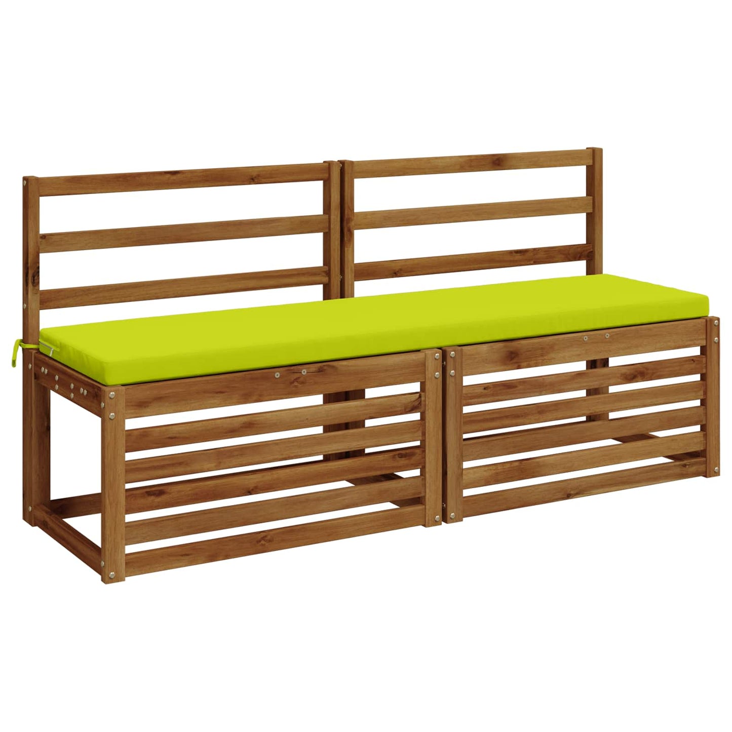 Bench Cushion SOEST 100% Polyester Bright Green 150 x 40 x 5 cm